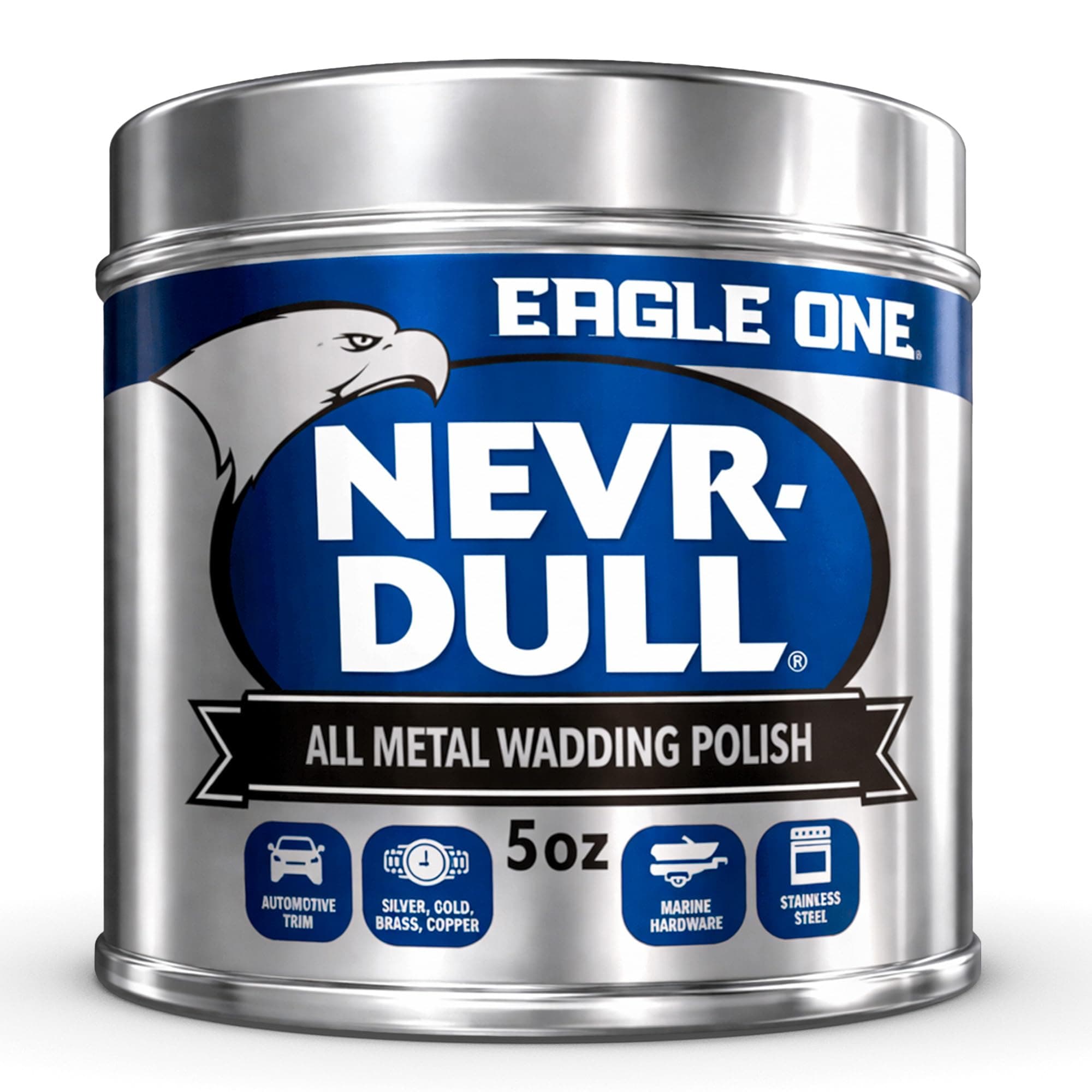 Eagle One 1035605 Nevr-Dull Wadding Polish - 5 oz.