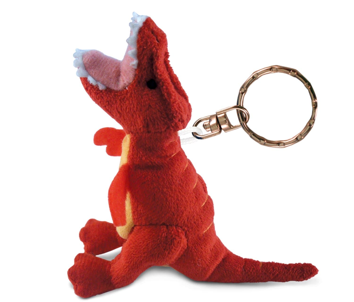 Puzzled T Rex Plush Keychain