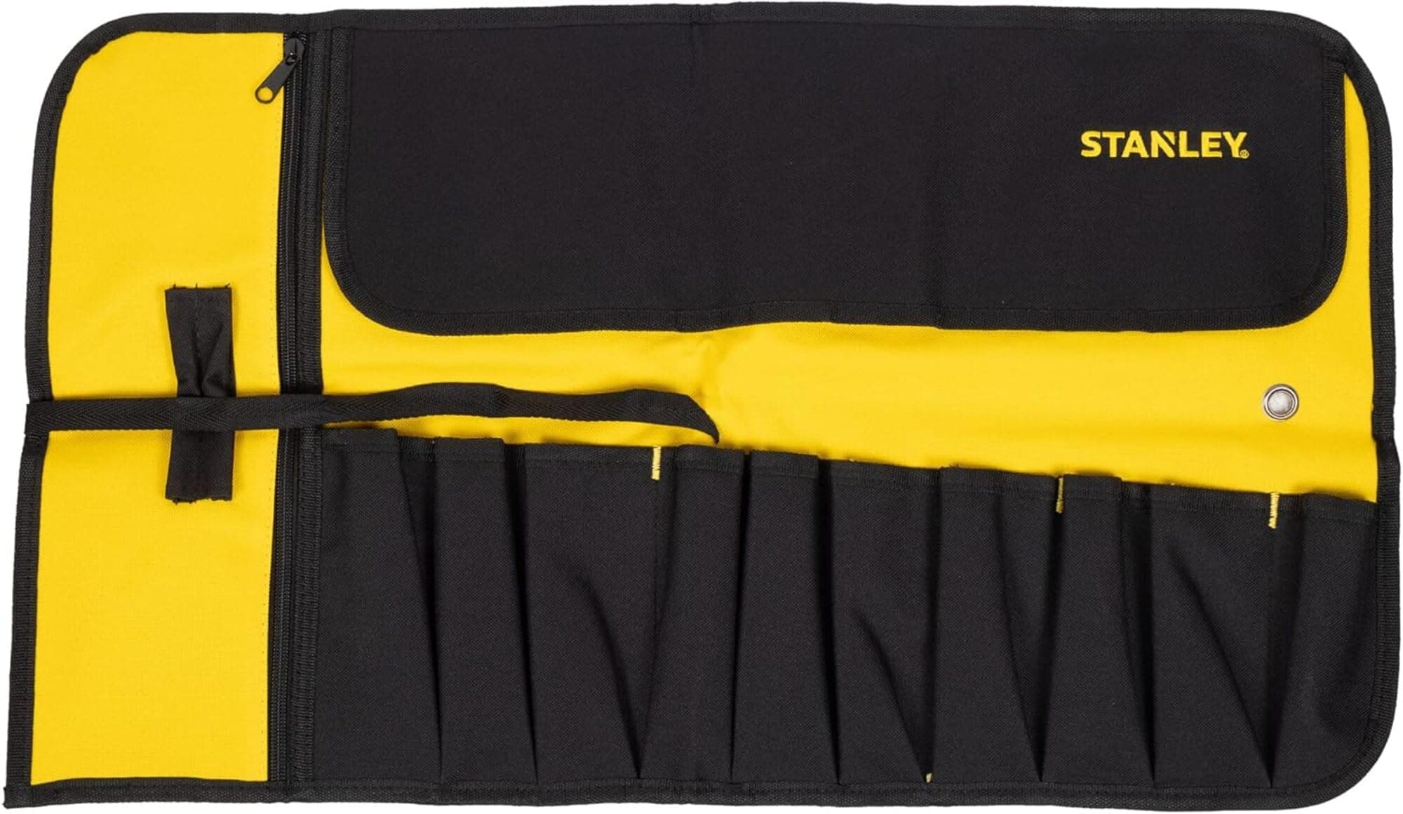 STANLEY Denier Tool Pocket Roll, Multi-Pockets Storage Organiser for Tools and for Small Parts, 1-93-601