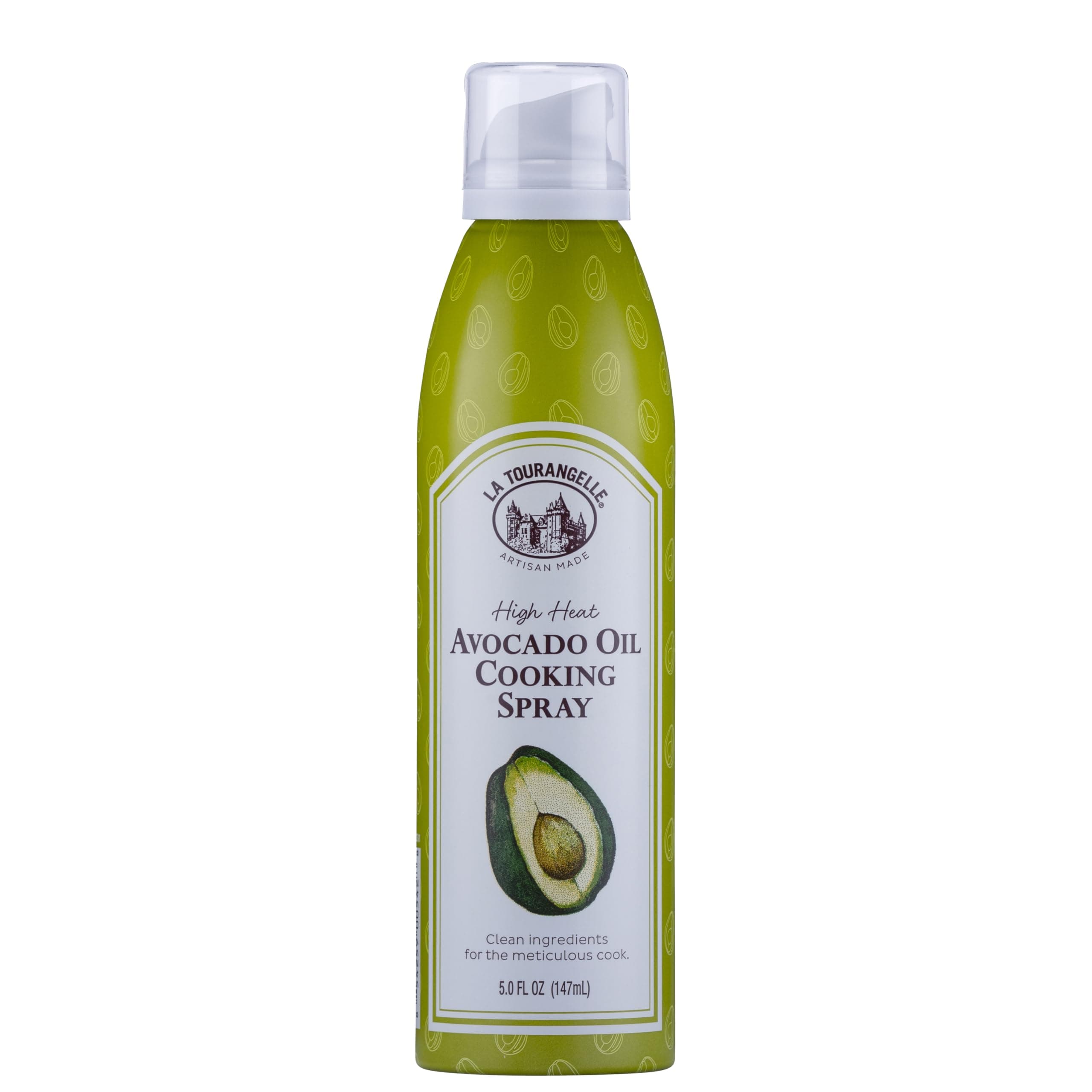 La Tourangelle, Avocado Oil Spray, Handcrafted from Premium Avocados, High Smoke Point Refined Oil Great for High Heat Cooking, Frying, Spray Cooking and Grilling, 5 Fl Oz