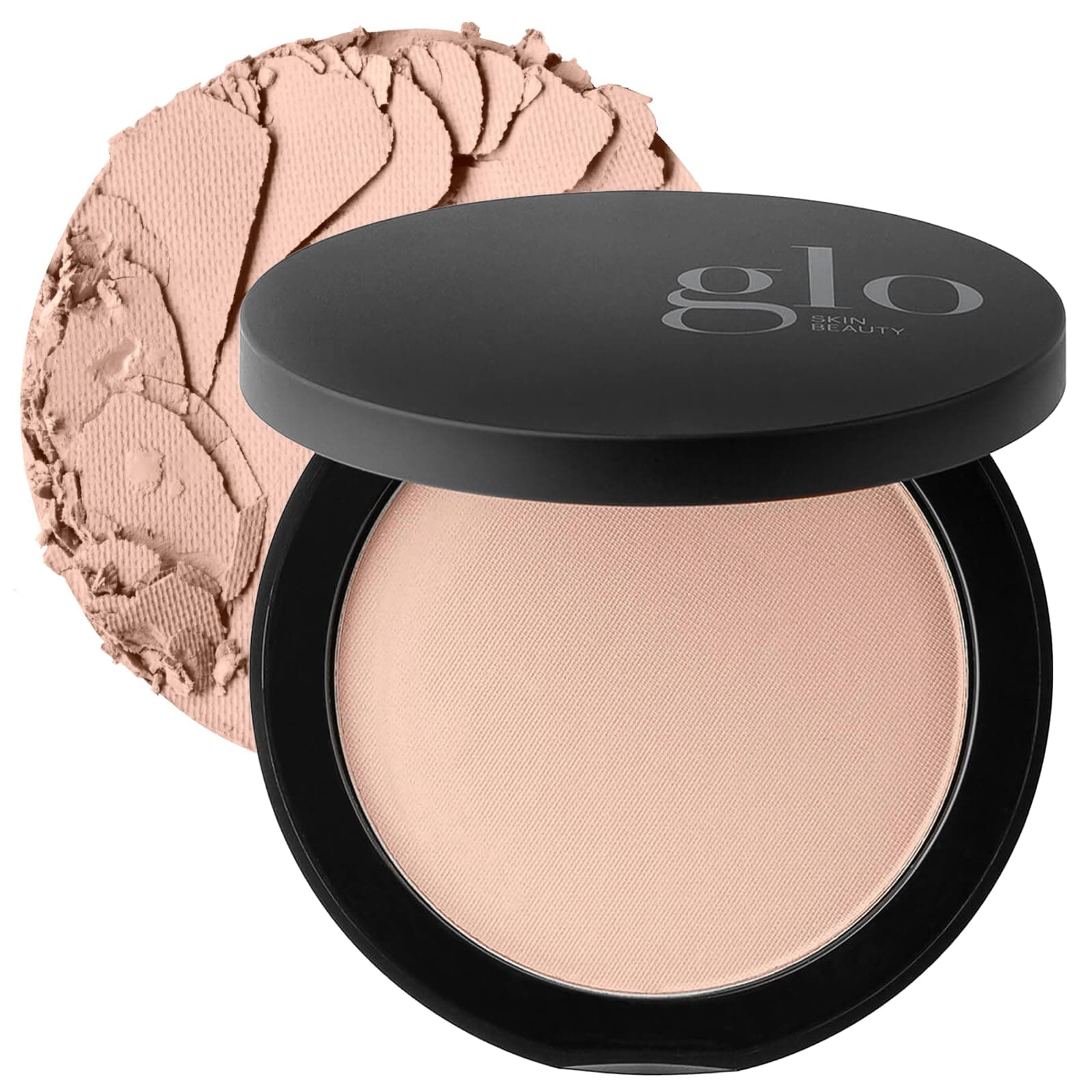 Glo Skin Beauty Pressed Base Powder Foundation, Beige Light – Buildable Sheer to Full Coverage, Long Wear Face Powder Compact, Pressed Powder Makeup for Smooth, Semi-Matte Finish