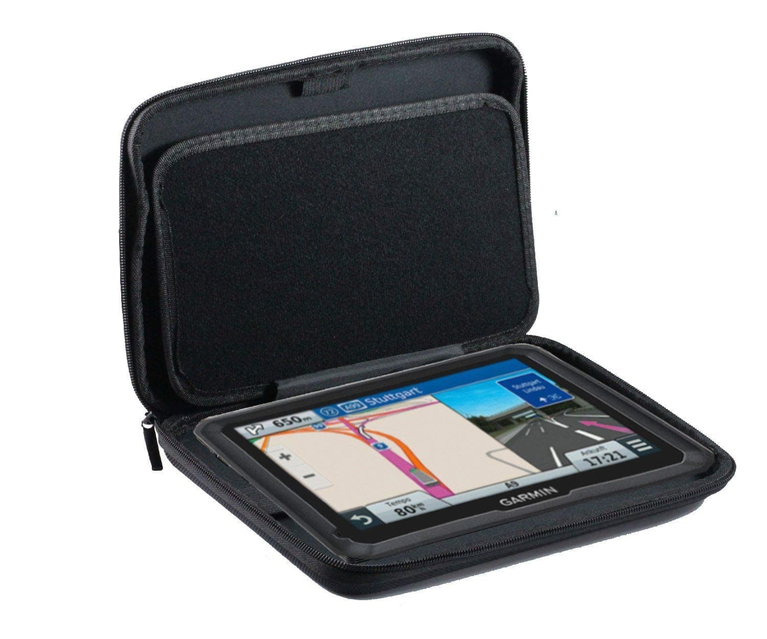 NavitechBlack Protective GPS Case Compatible with Garmin Overlander Sat Nav