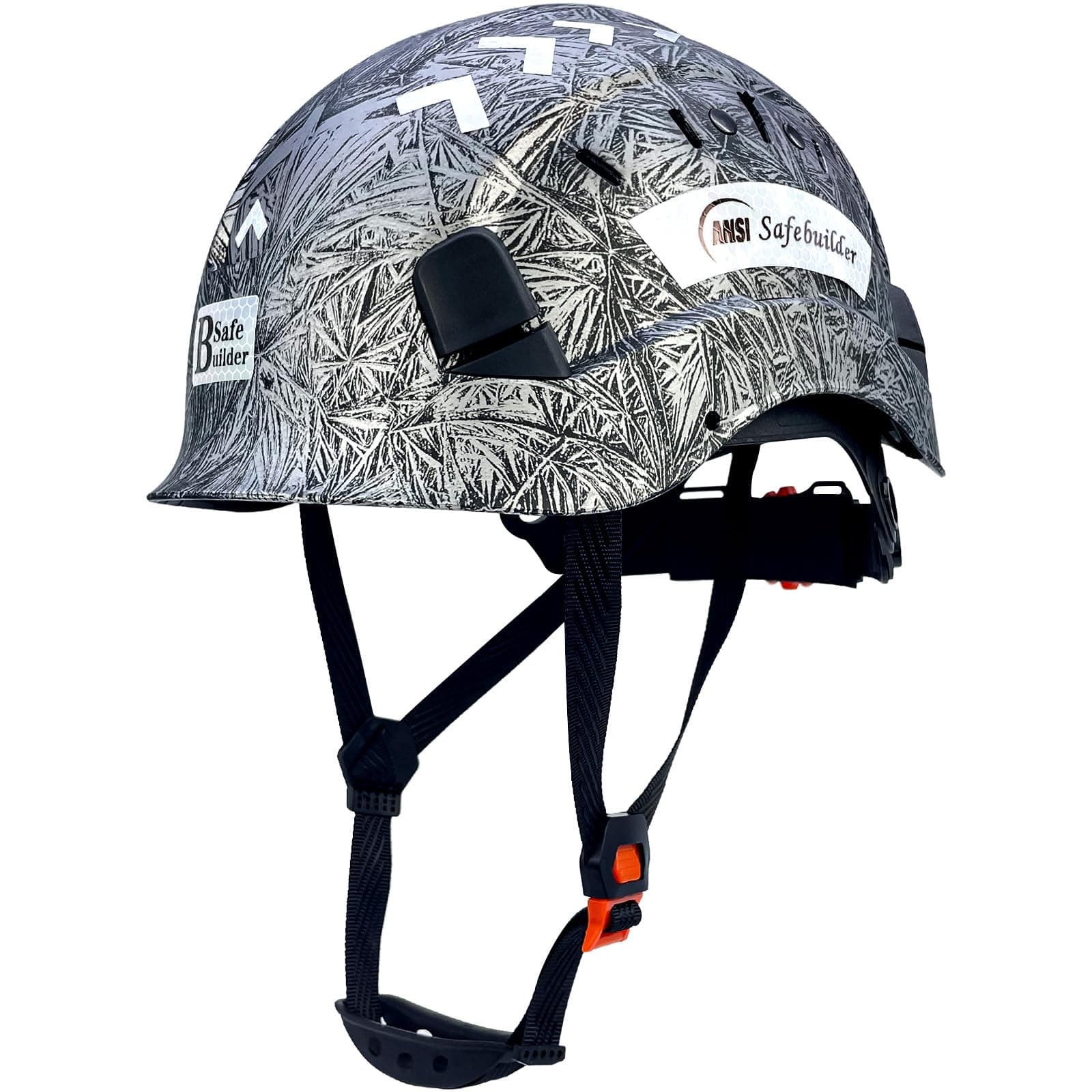 - Construction Safety Helmet ABS Hard Hat Adjustable Ventilation System Hardhats Industrial Work Head Protection for Men Certified ANSI/ISEA Z89.1