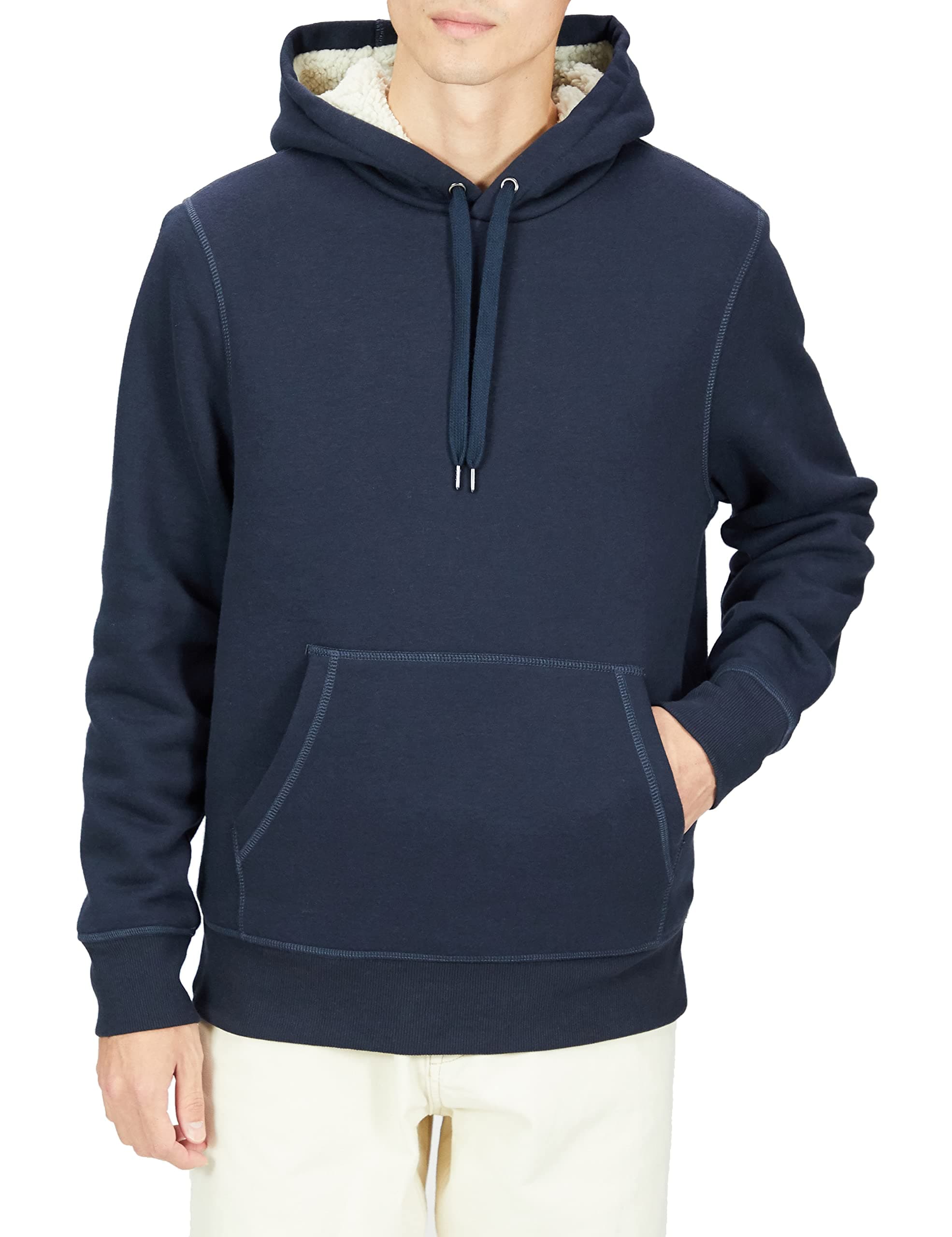 Men's Sherpa-Lined Pullover Hoodie