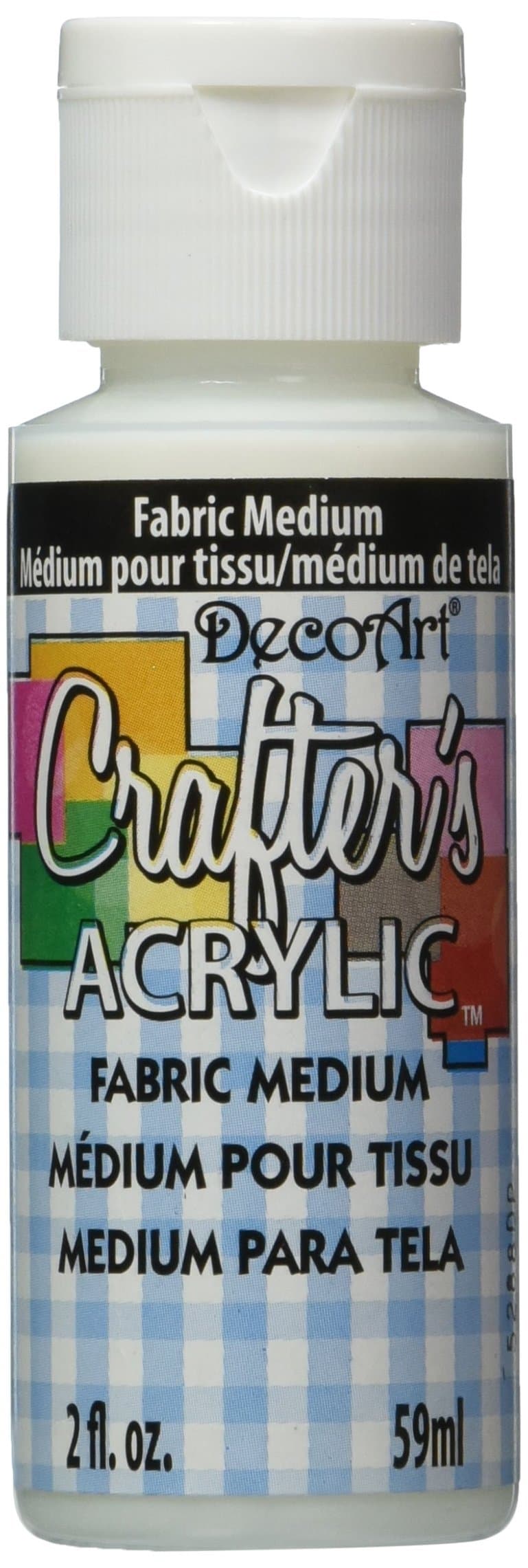 DecoArt Acrylic Paint, Fabric Medium, 59ml