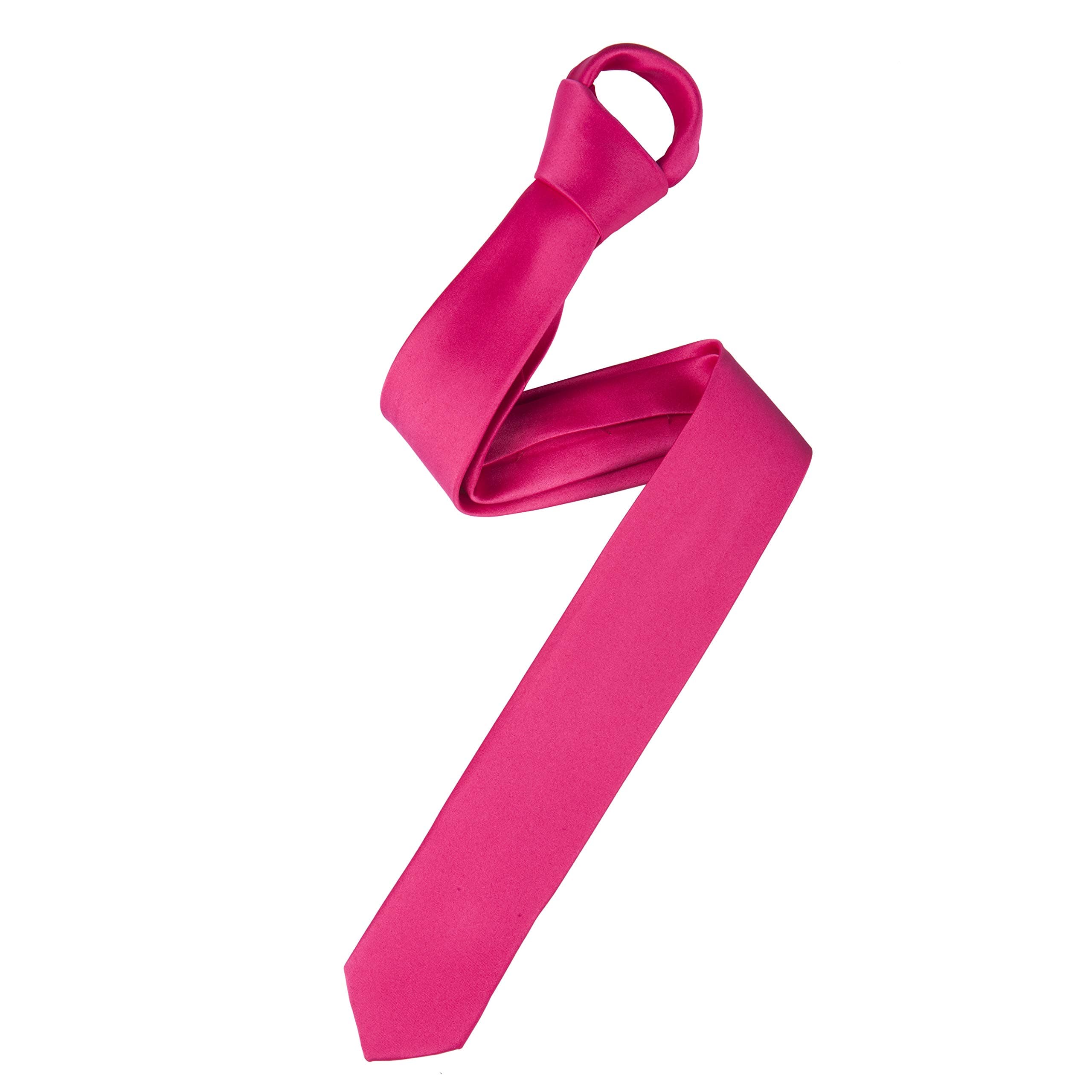 The Tie Co™ Premium Collection Slim 4.5cm Solid Colour Tie