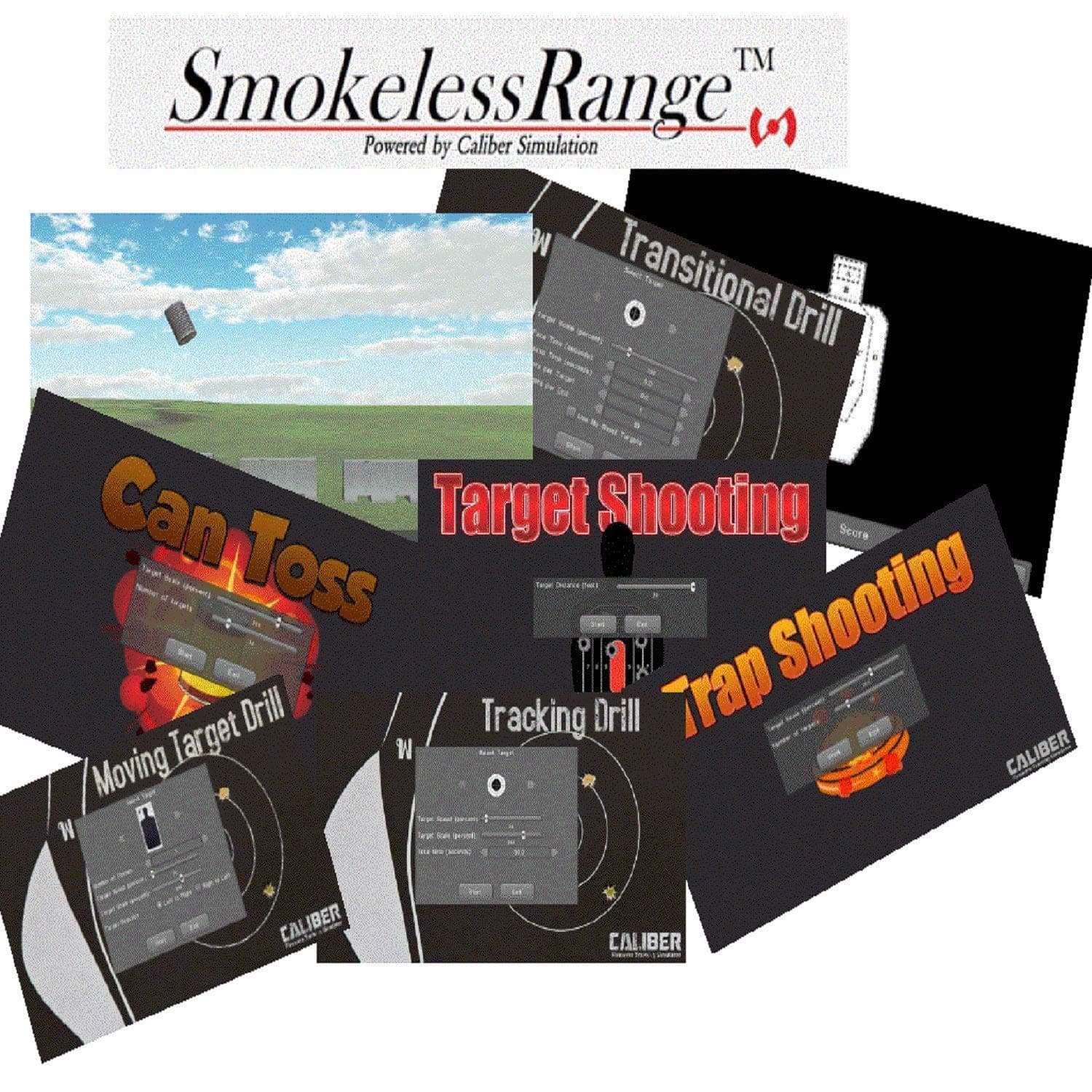 Laser Ammo Smokeless Range Judgmental and Marksmanship Shooting Simulator