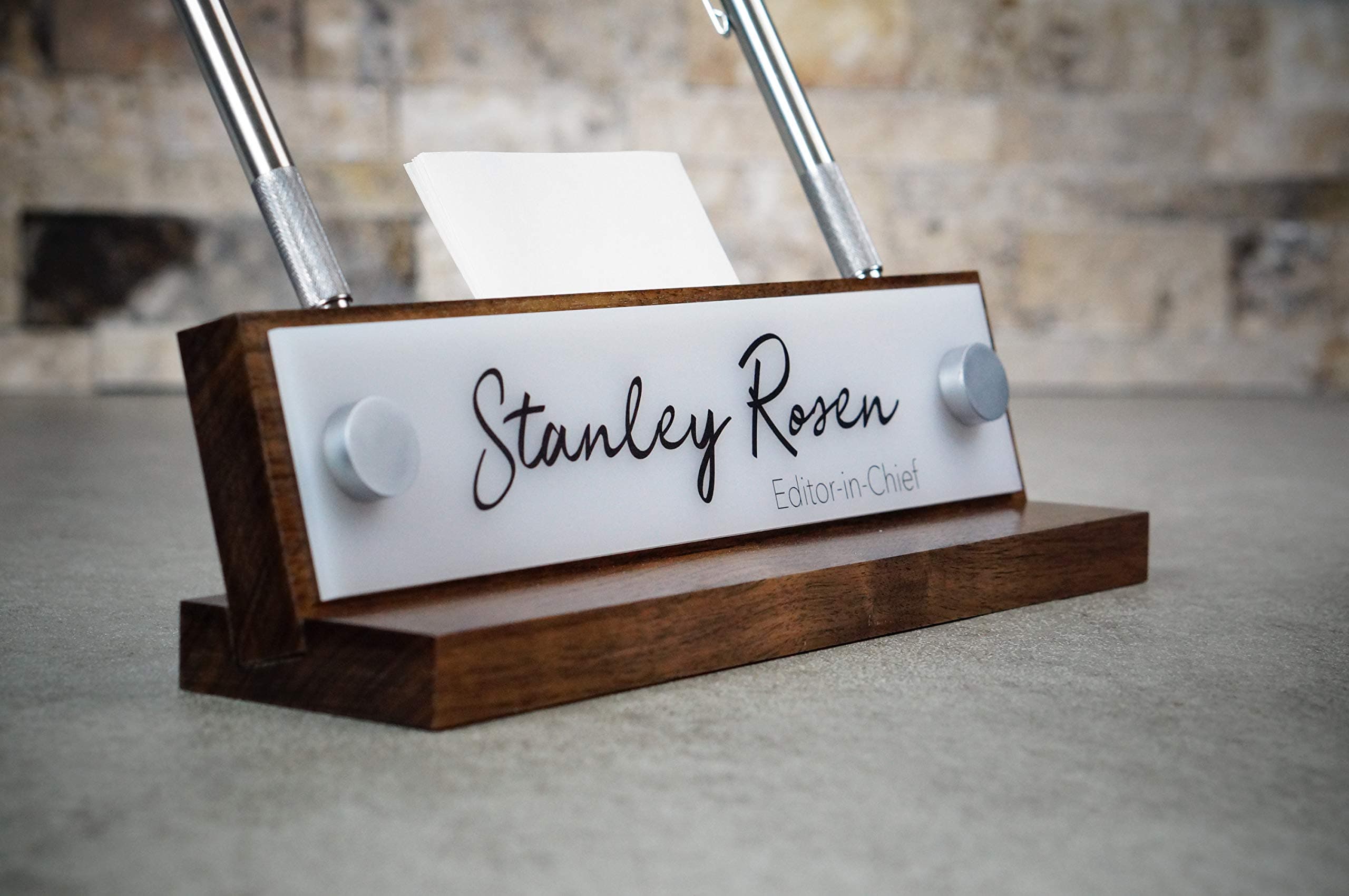 Personalized Desk Name Plate - makes a great Co-Worker Gift