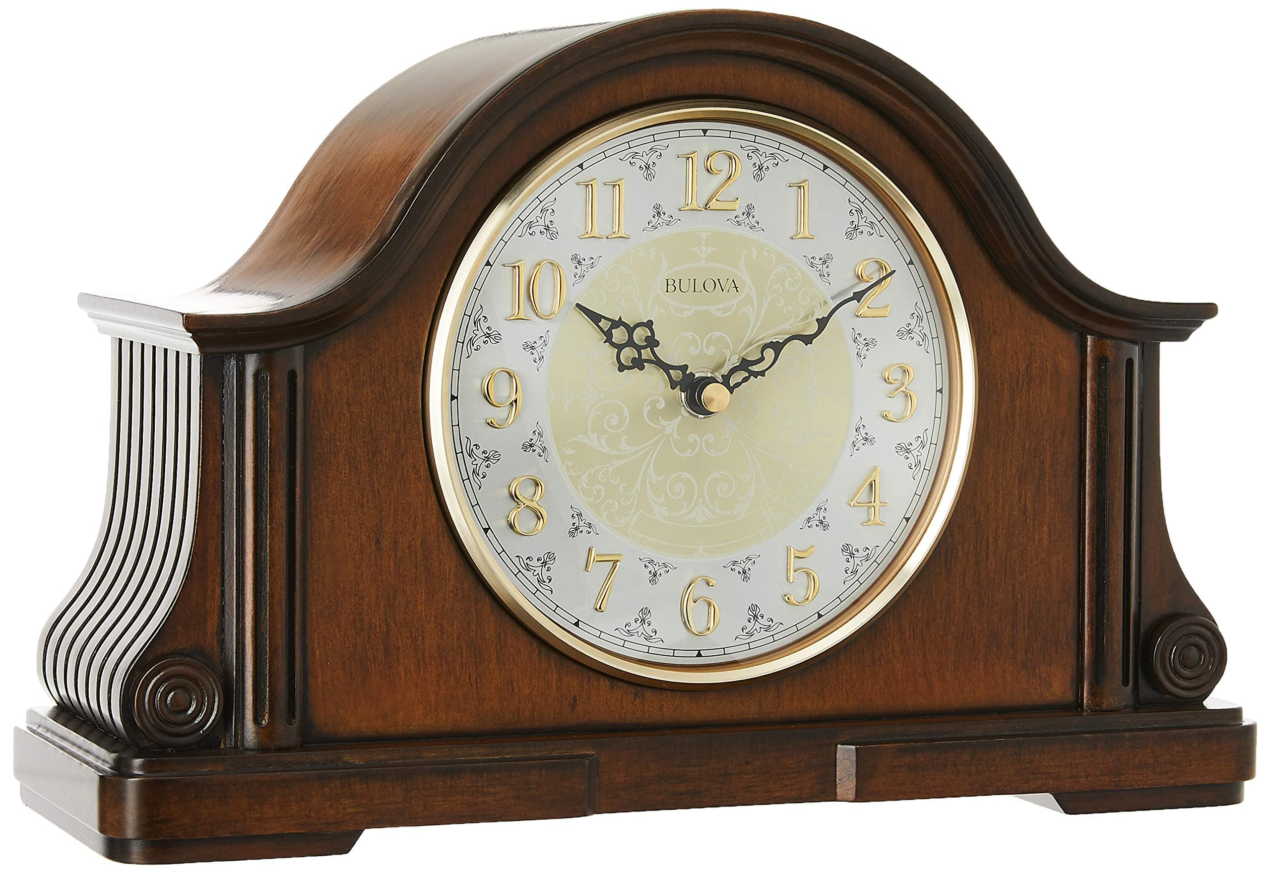 Bulova B1975 Chadbourne Old World Clock, Walnut, One Size