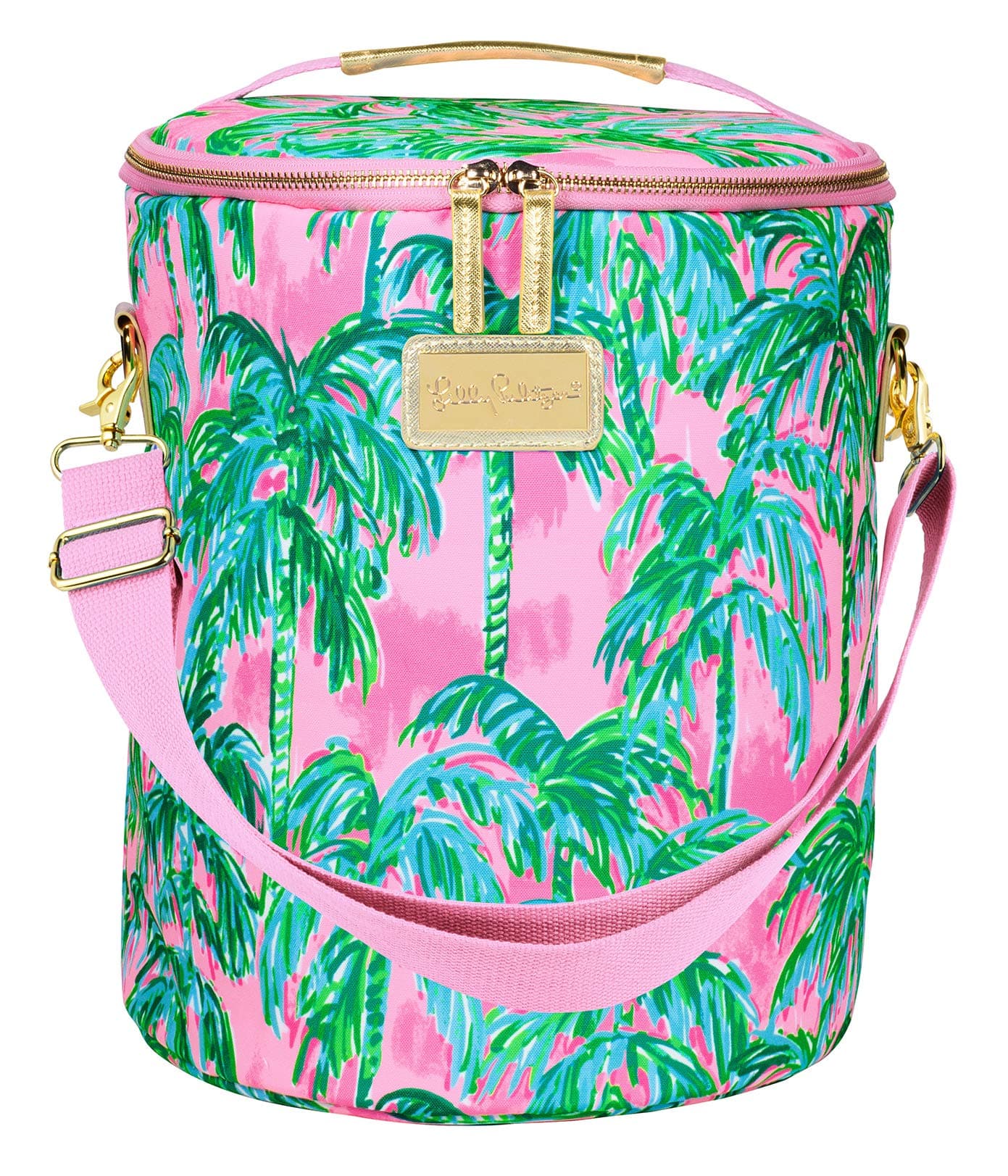 Insulated Soft Beach Cooler with Adjustable/Removable Strap and Double Zipper Close