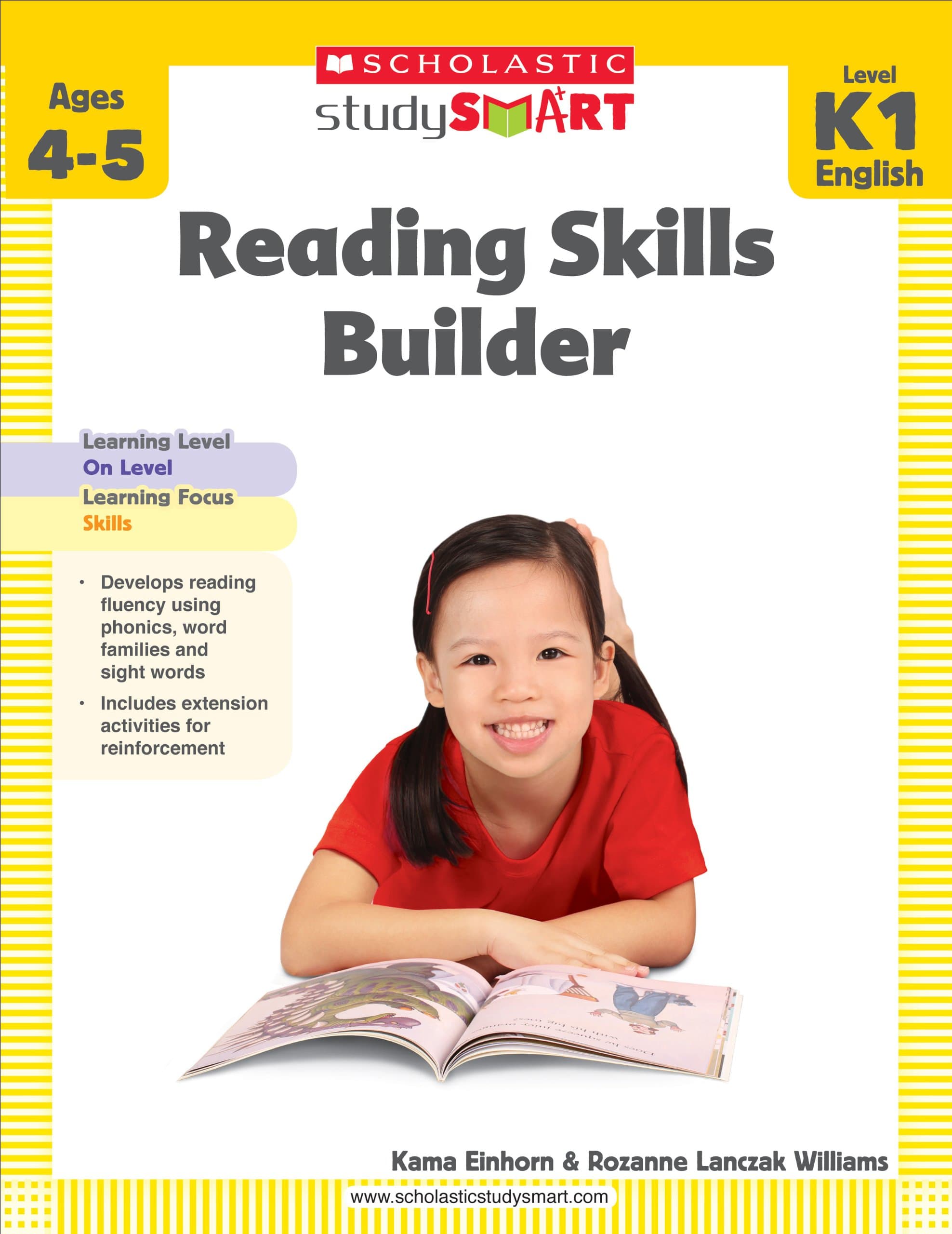 SCHOLASTIC STUDY SMART K1: READING SKILLS BUILDER