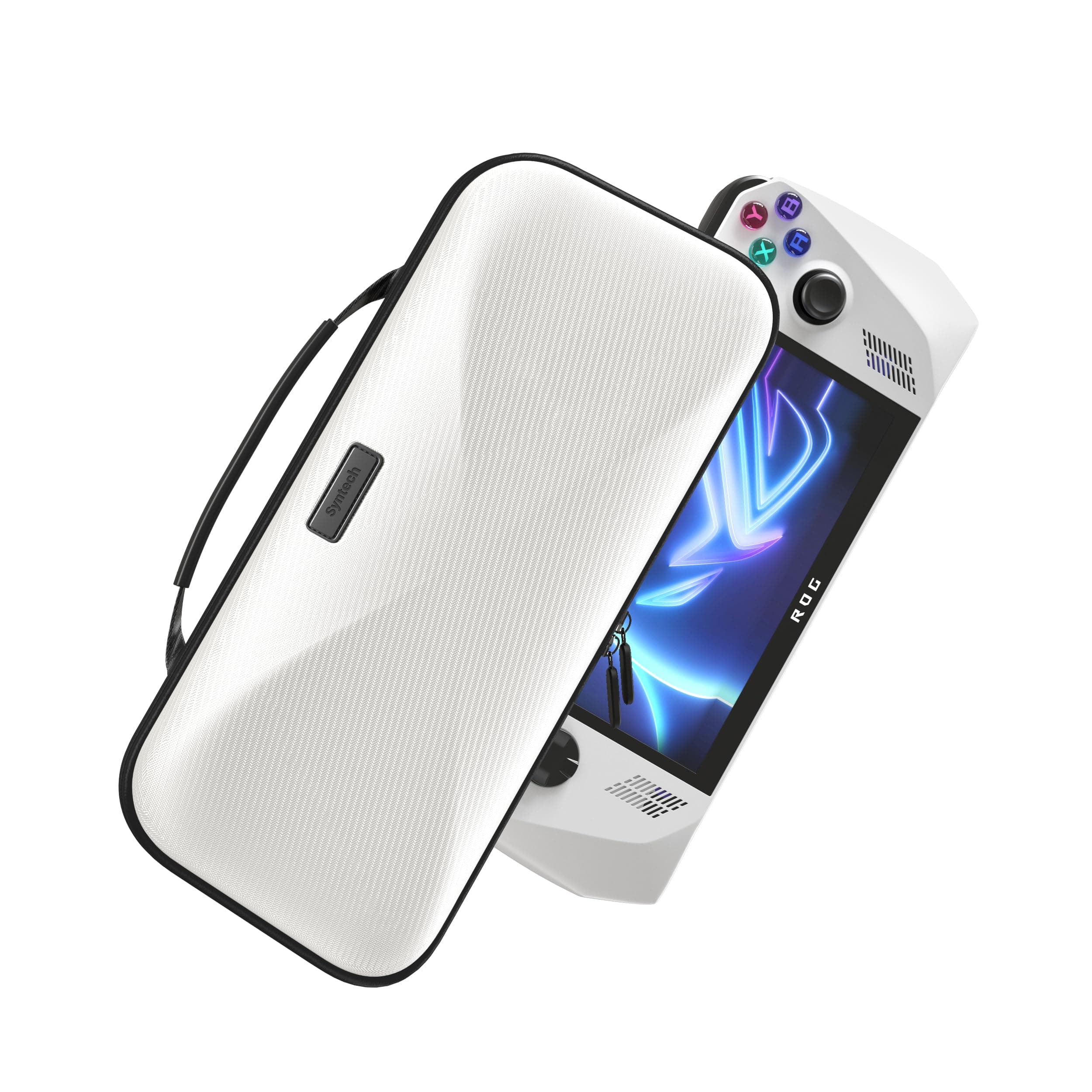 Syntech Hard Carrying Case Compatible with ASUS ROG Ally Console and Accessories, Portable Travel Handheld Case for Storage and Stand, EVA Shockproof Protective Carry Bag with Large Capacity