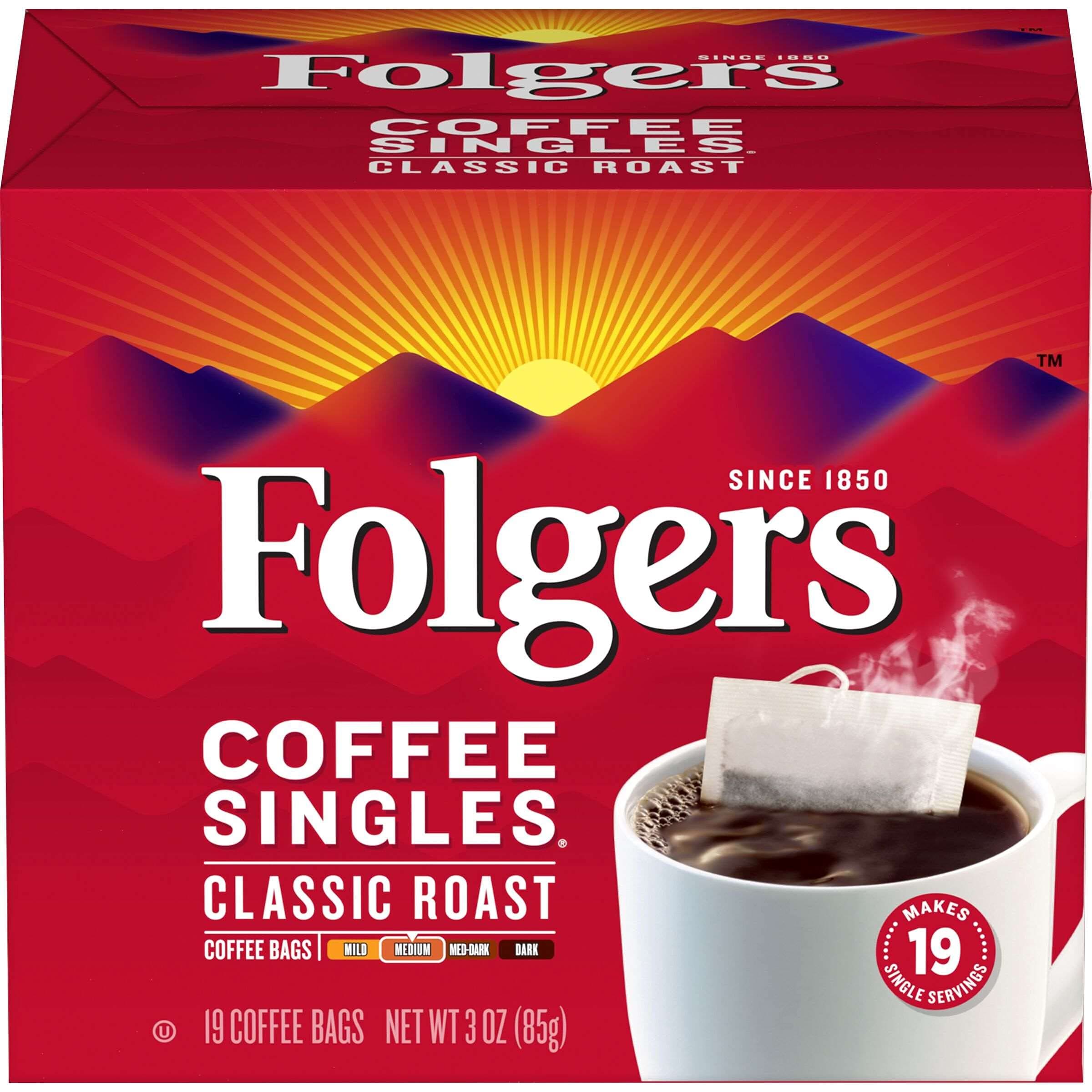 Classic Roast Coffee Singles, 19 ct
