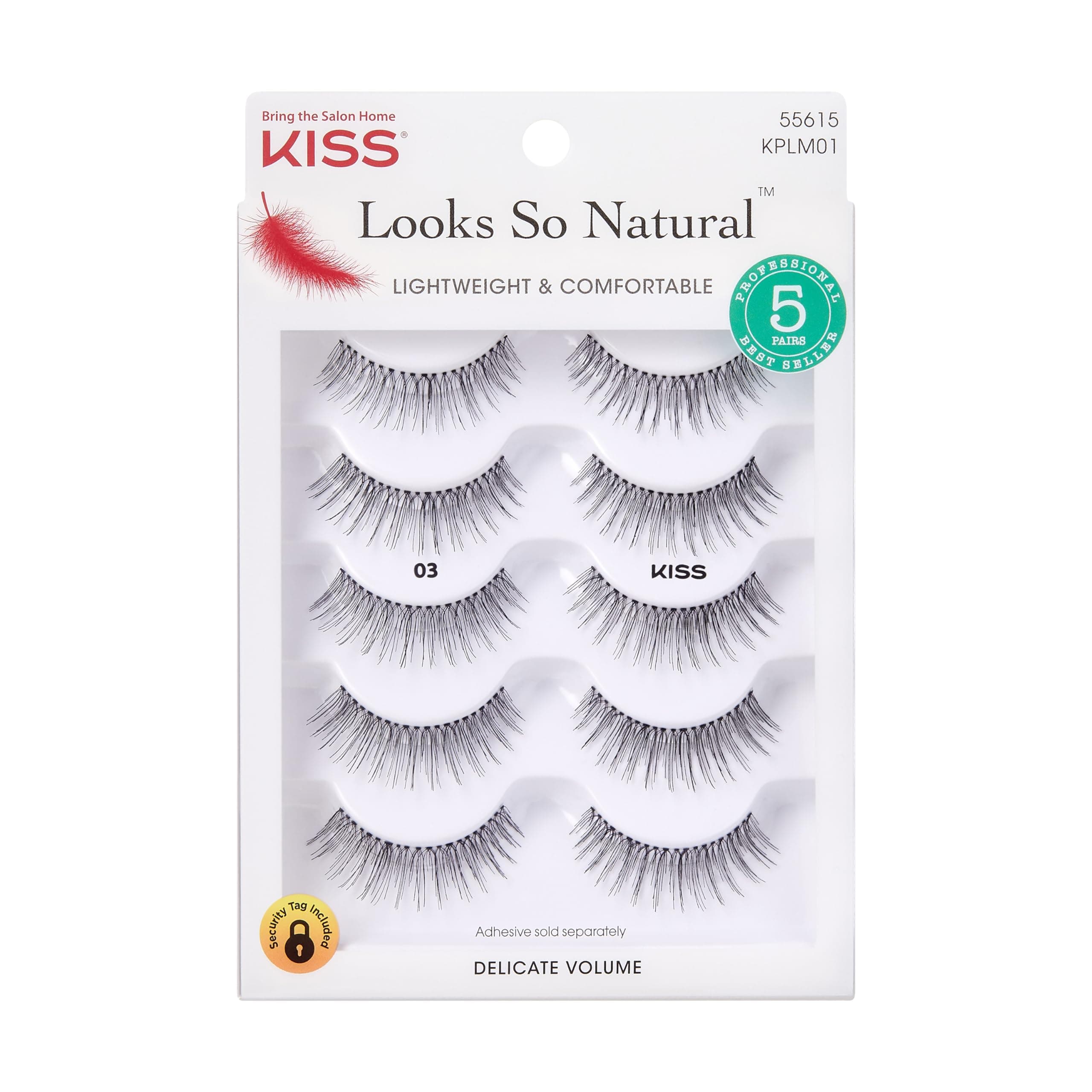Looks So Natural, False Eyelashes, 'Multipack - 03', 10mm, Includes, Easy to Apply, Reusable Lash Clusters