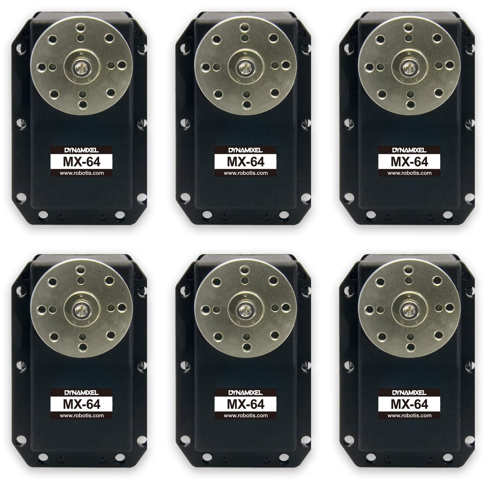 Robotis - DYNAMIXEL MX-64AR 6pcs Bulk (Aluminium Front case)