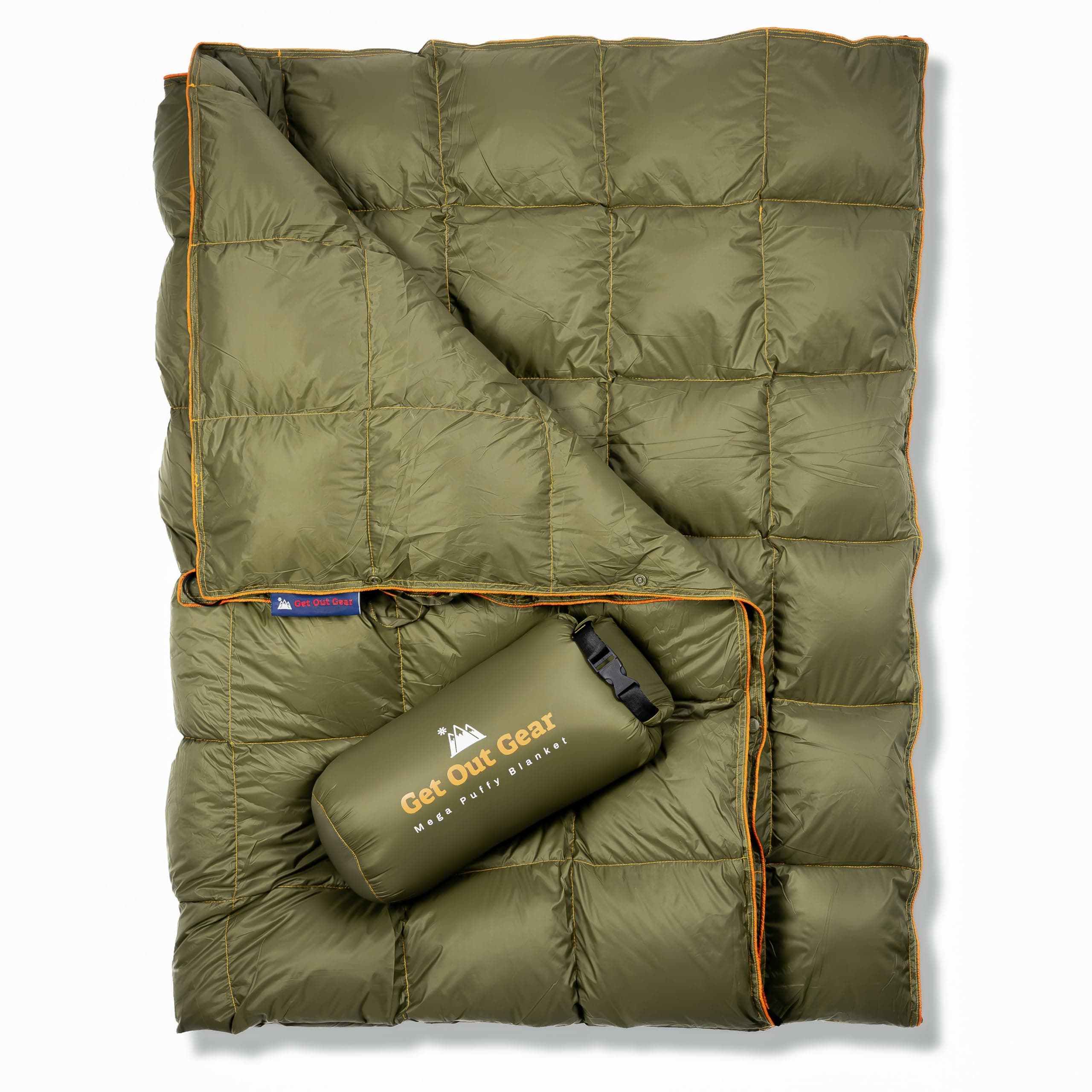 Get Out Gear Mega Puffy Down Blanket (Olive)