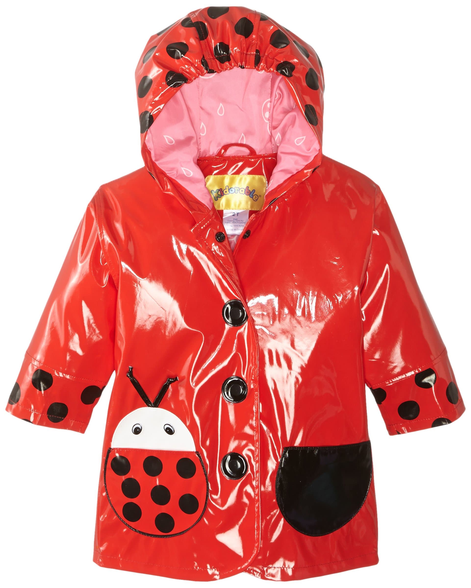KidorableKid's Ladybug Rain Coat