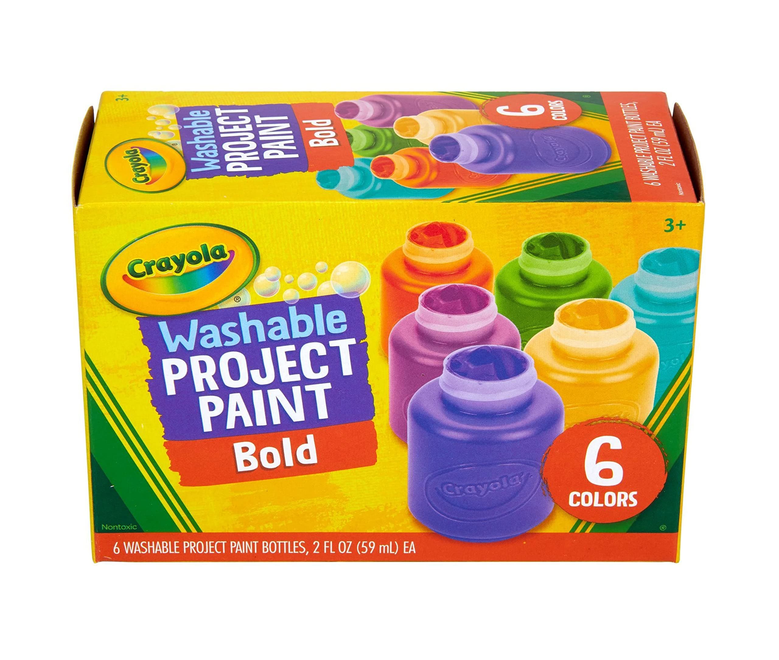 Crayola Crayola Project 6 Pieces Washable Paint Bold