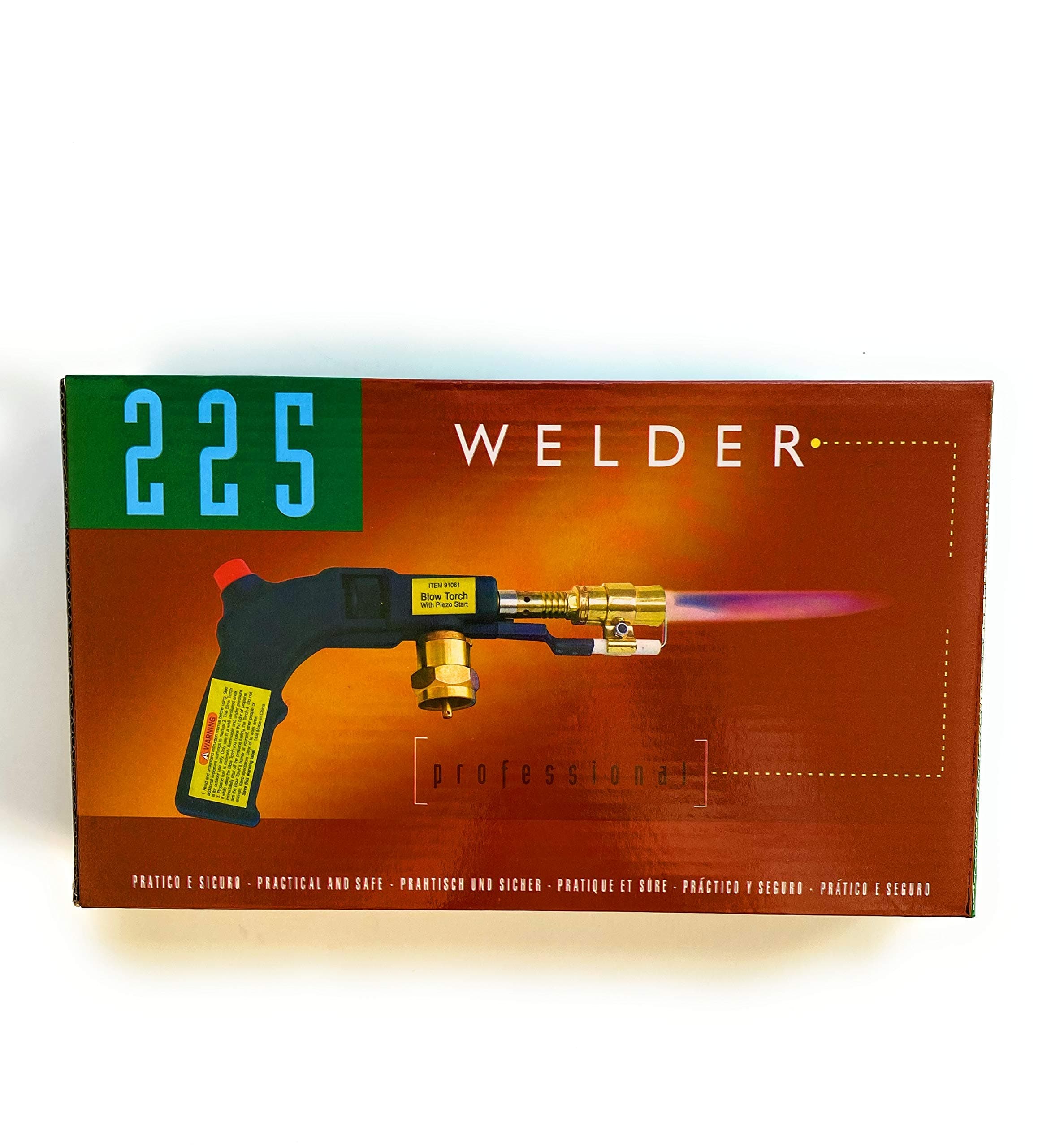 Electric Start Propane Torch with Push-button electric starter