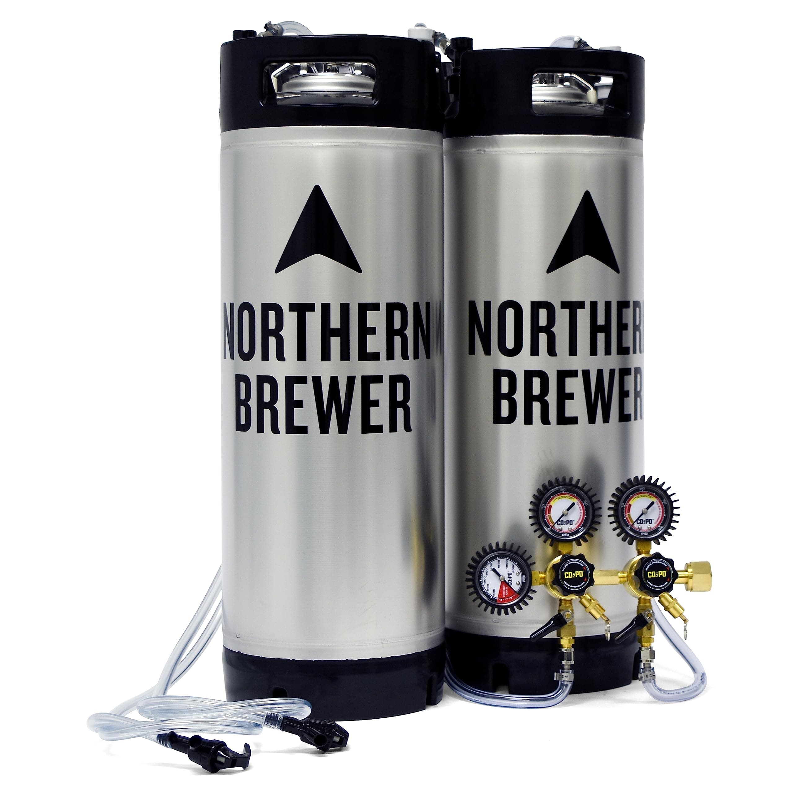 Draft Brewer® Flex Homebrew Kegging System with 2 New Ball Lock Kegs