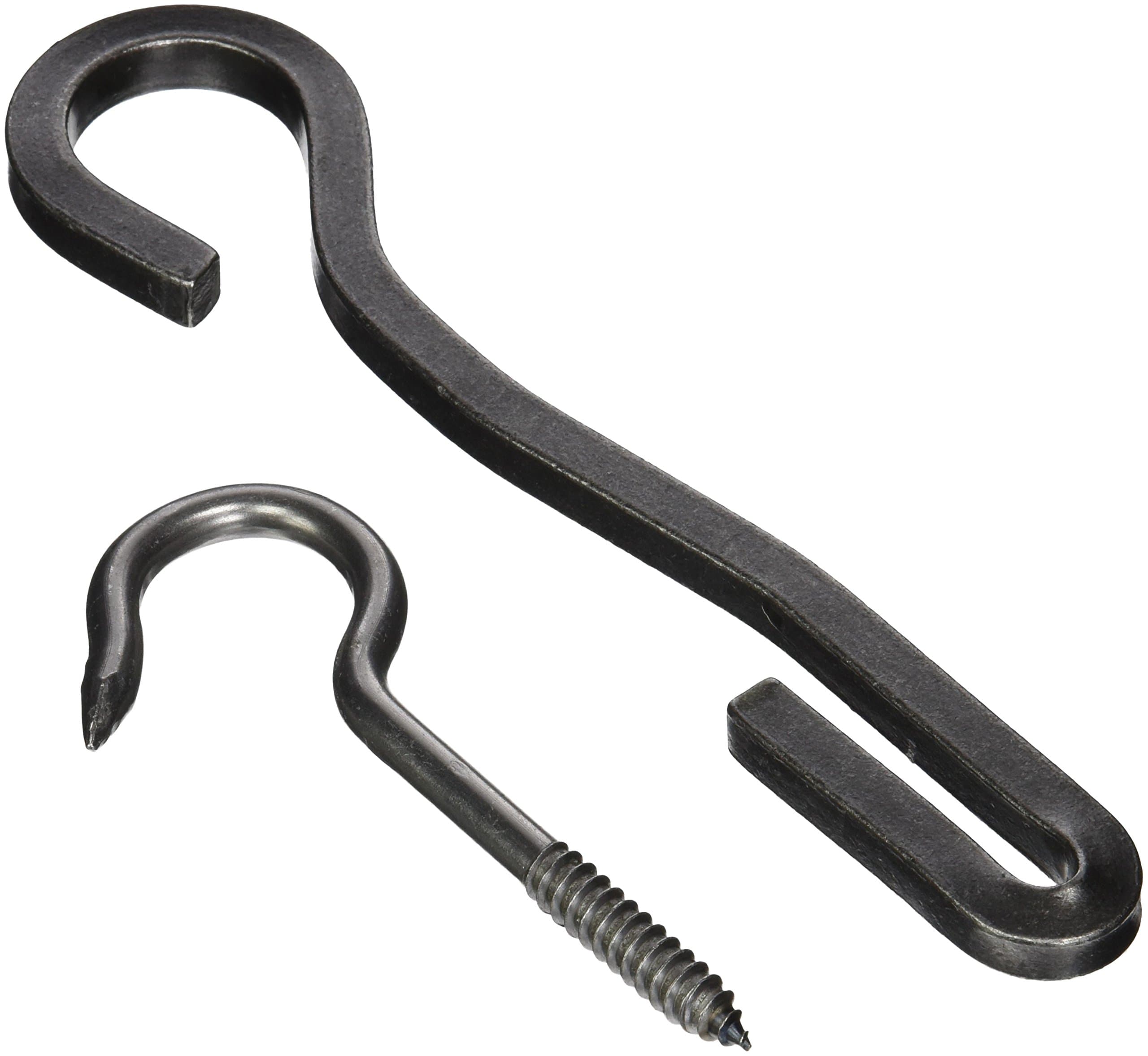 EnclumeCaptain's Hook, Use with Rolled End Bars Ceiling Pot Racks, Hammered Steel