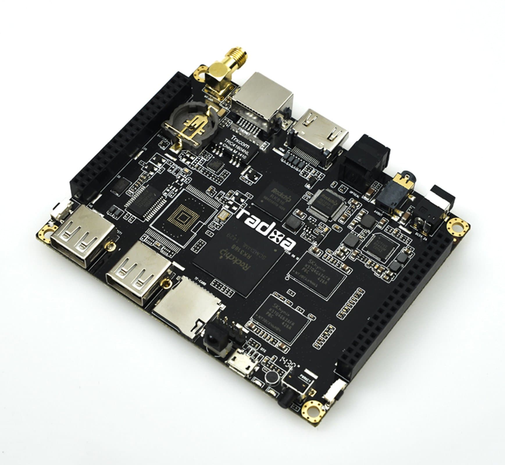 Radxa Rock Lite RK3188 Quad-core open source Single-board Computer Supported Linux, Android, FreeBSD start kit