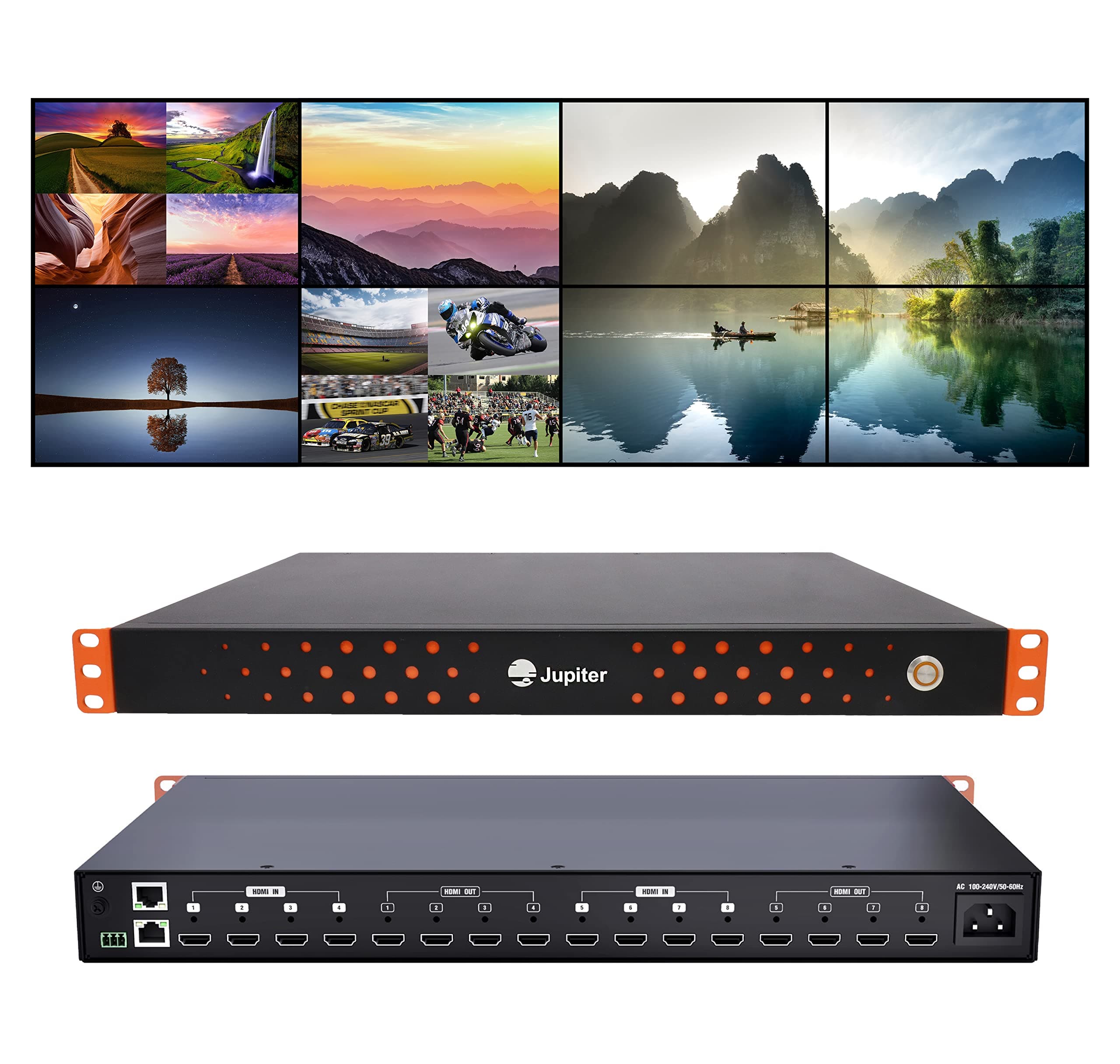J188 Jupiter Systems Video Wall Controller for All Displays: Equipped with Lightspeed Technology