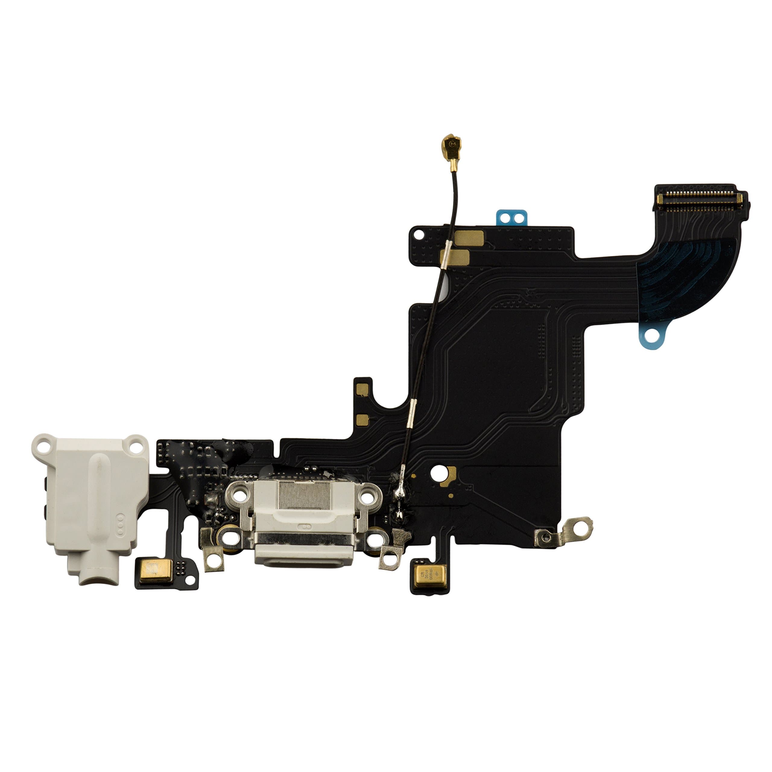 BAT Fix Charging Port Headphone Jack Flex Cable Replacement for iPhone 6S (White)