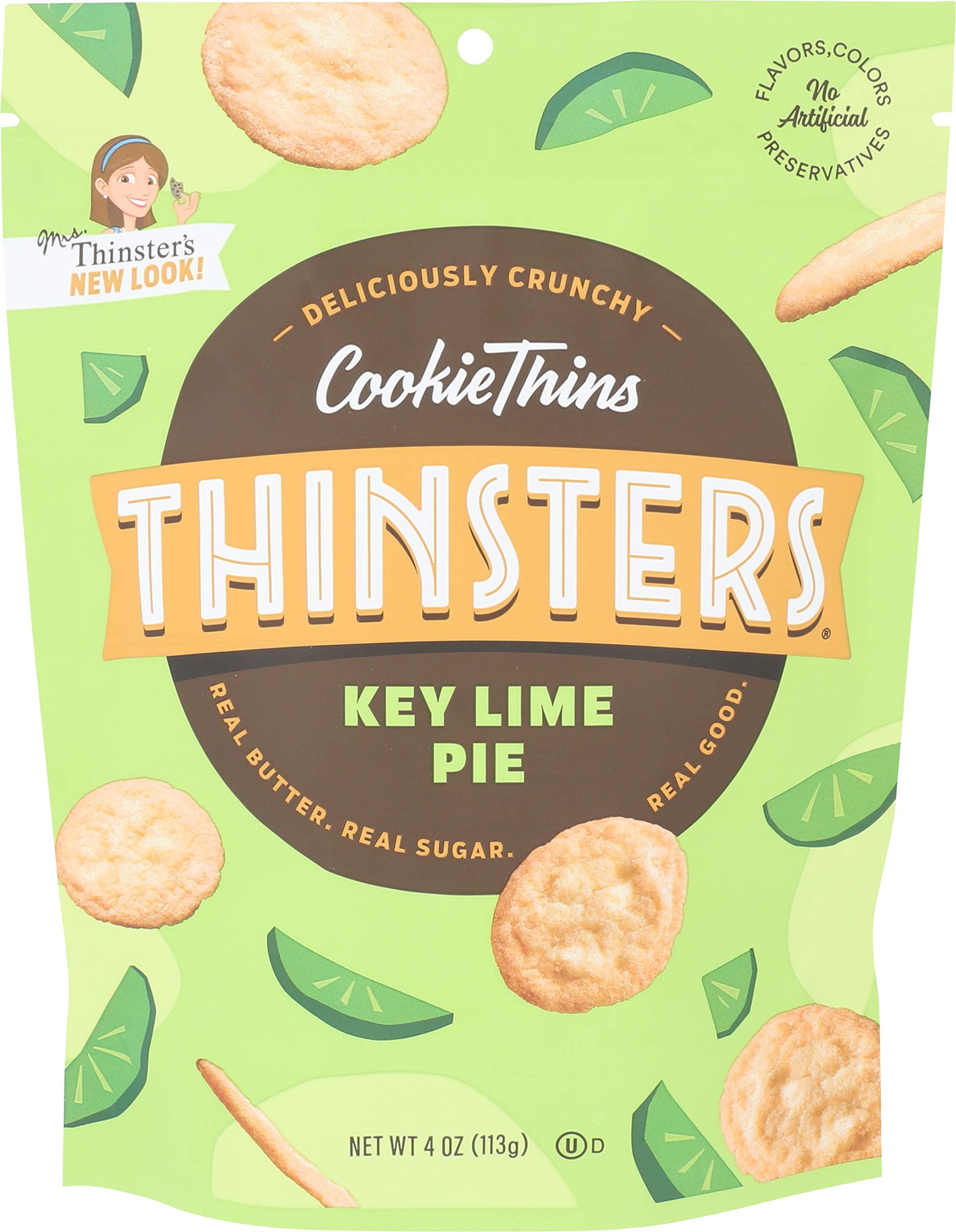 Mrs Thinsters Cookie Thin Key Lime Pie, 4 oz