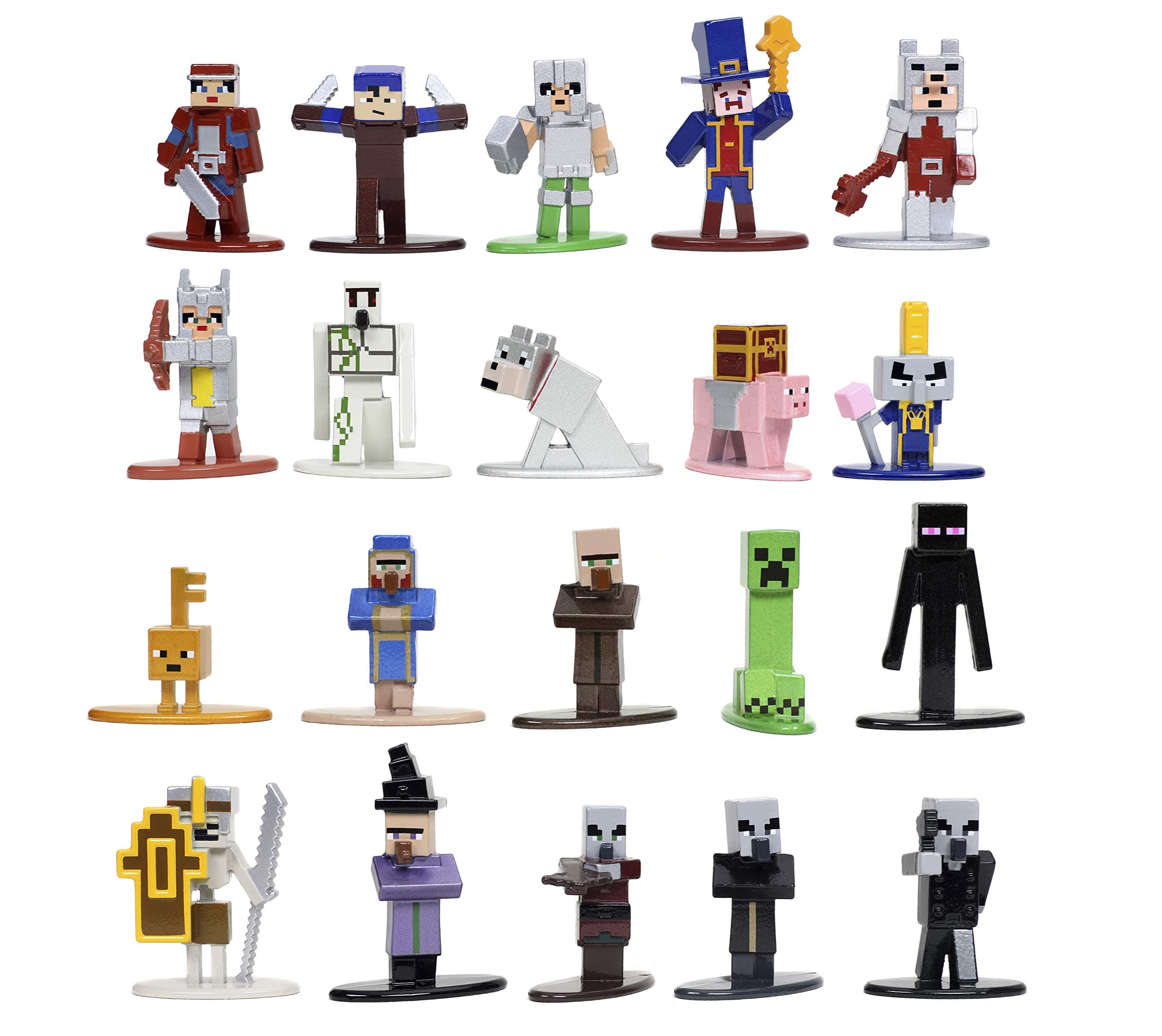 Minecraft 20-Pack Wave 4 1.65” Die-cast Figures