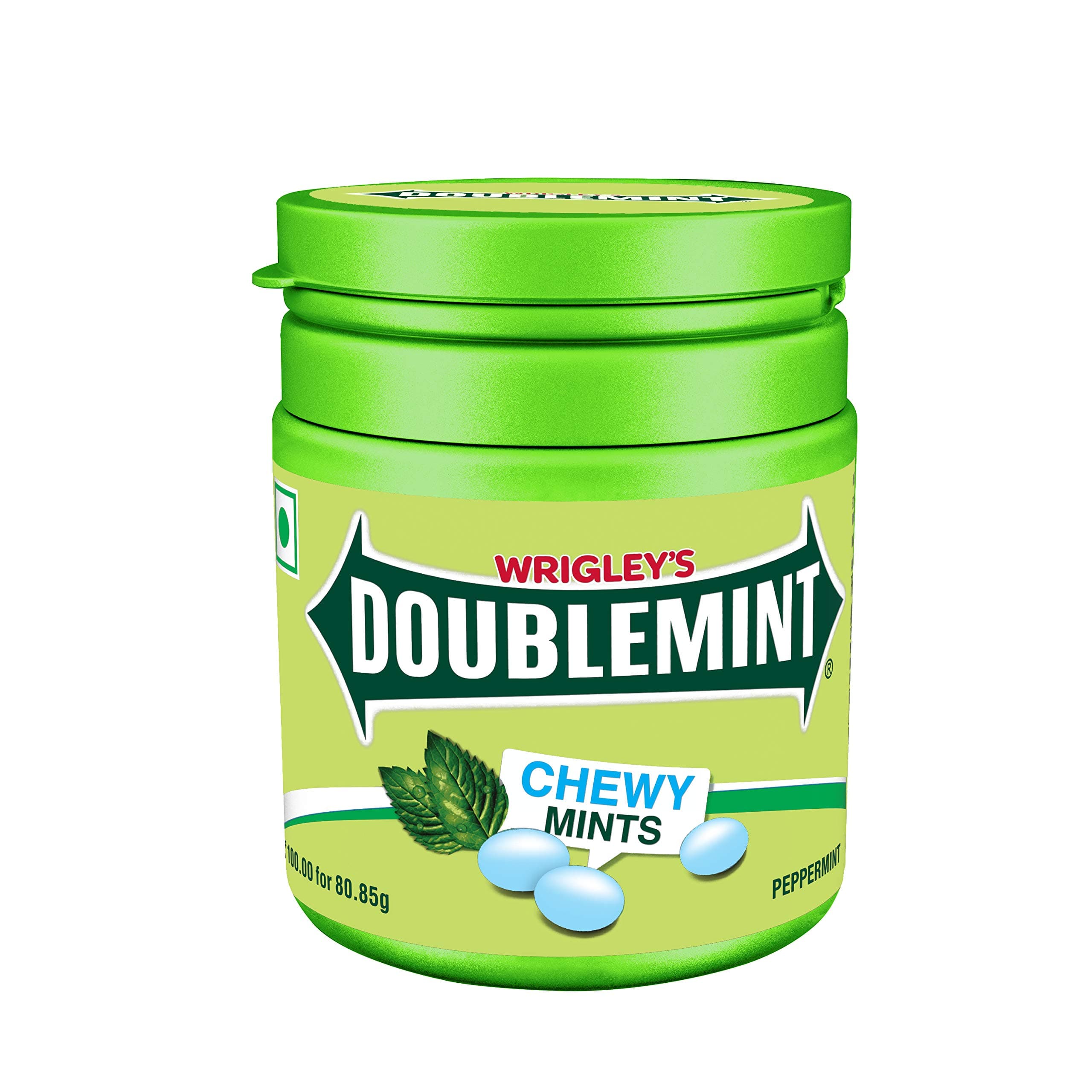 Doublemint Chewy Mints Peppermint Pot, 80.85 g