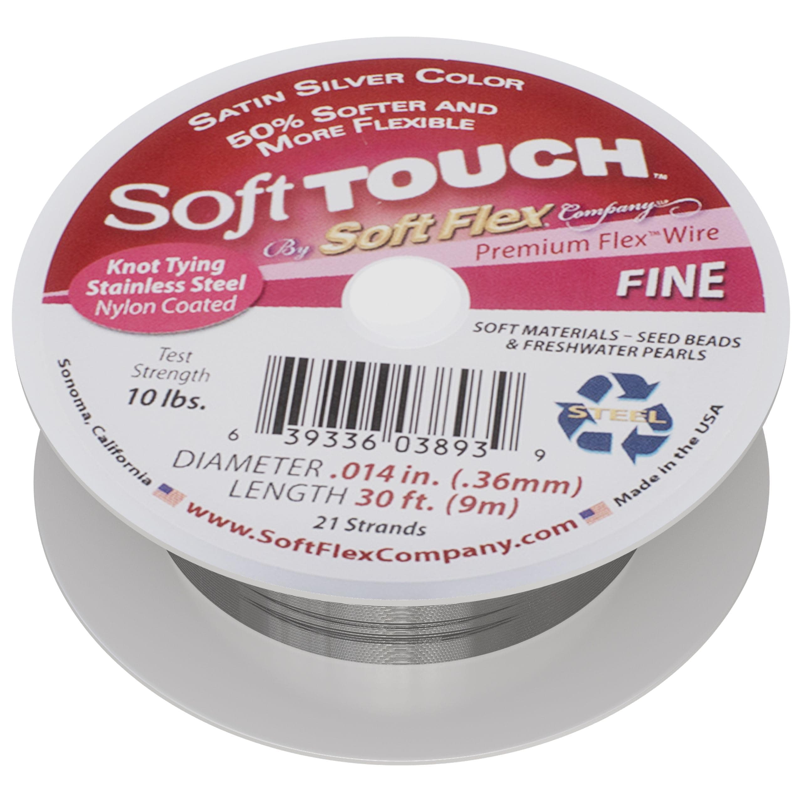 Soft Touch by Soft Flex Beading Wire .014 IN. 30 ft