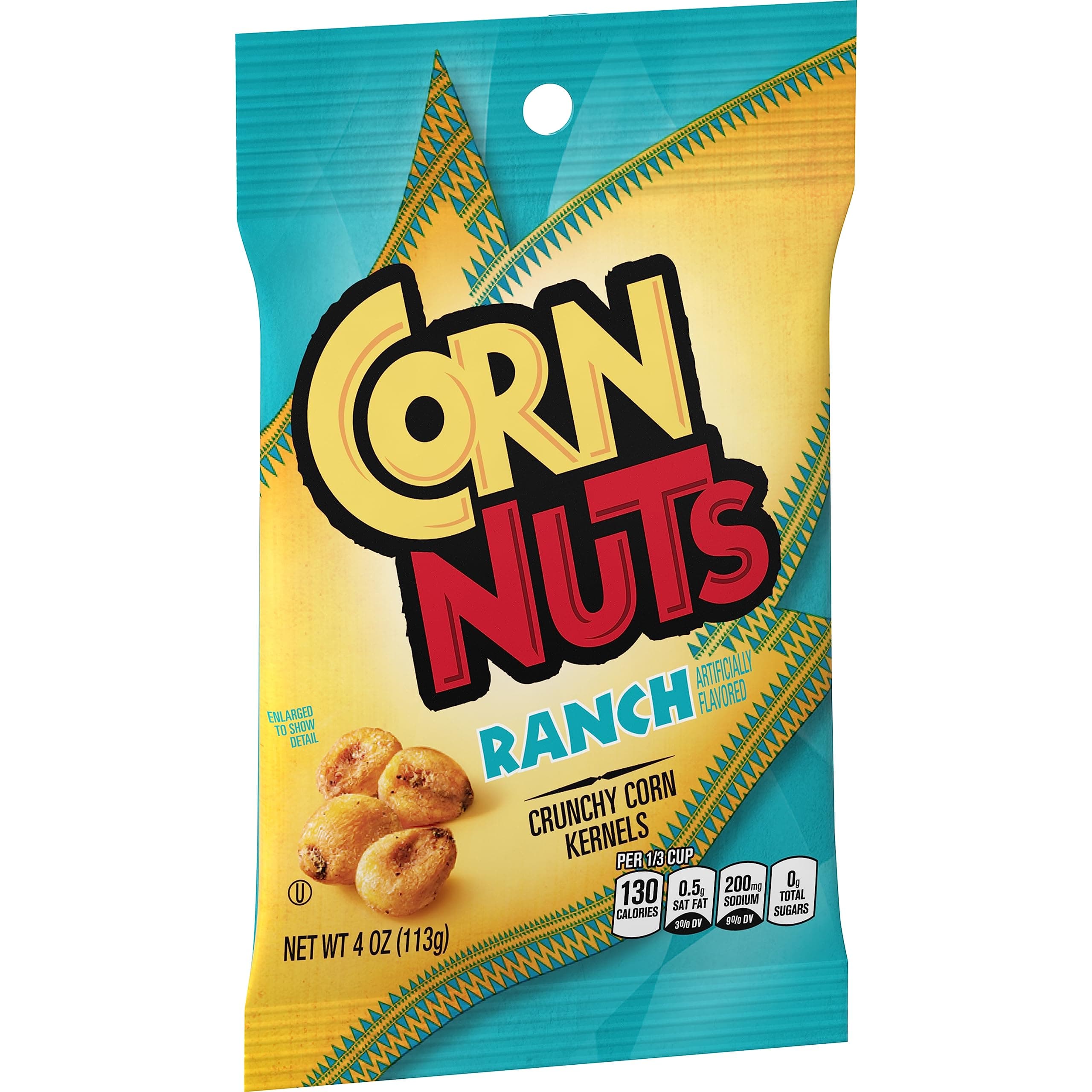 Ranch Flavored Corn Kernels, Crunchy Corn Snacks, Snack Box, Variety Packs for Adults, 4oz. (Pack of 12)