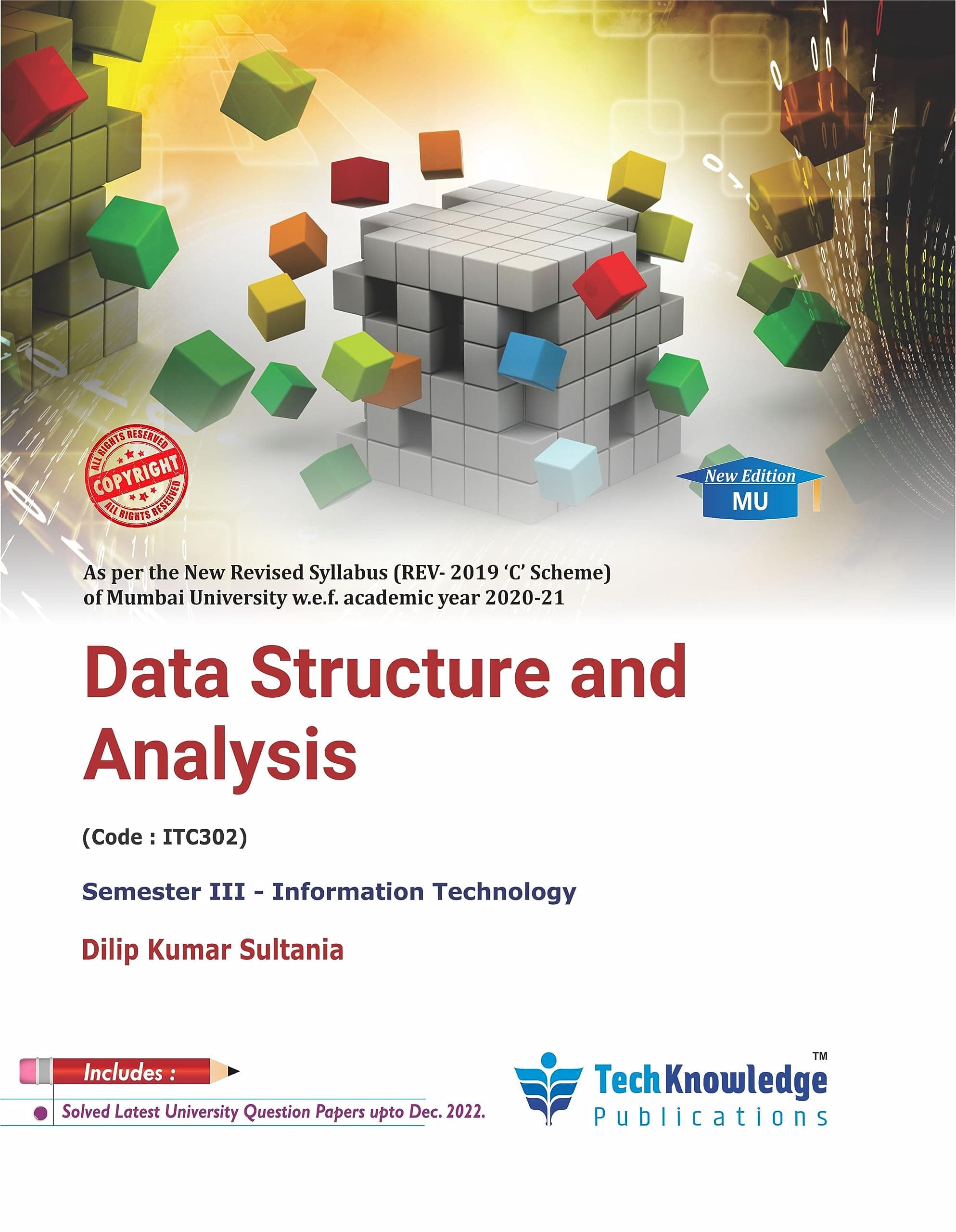 Data Structure and Analysis (MU) For B.E. IT Engineering Sem 3 Mumbai University