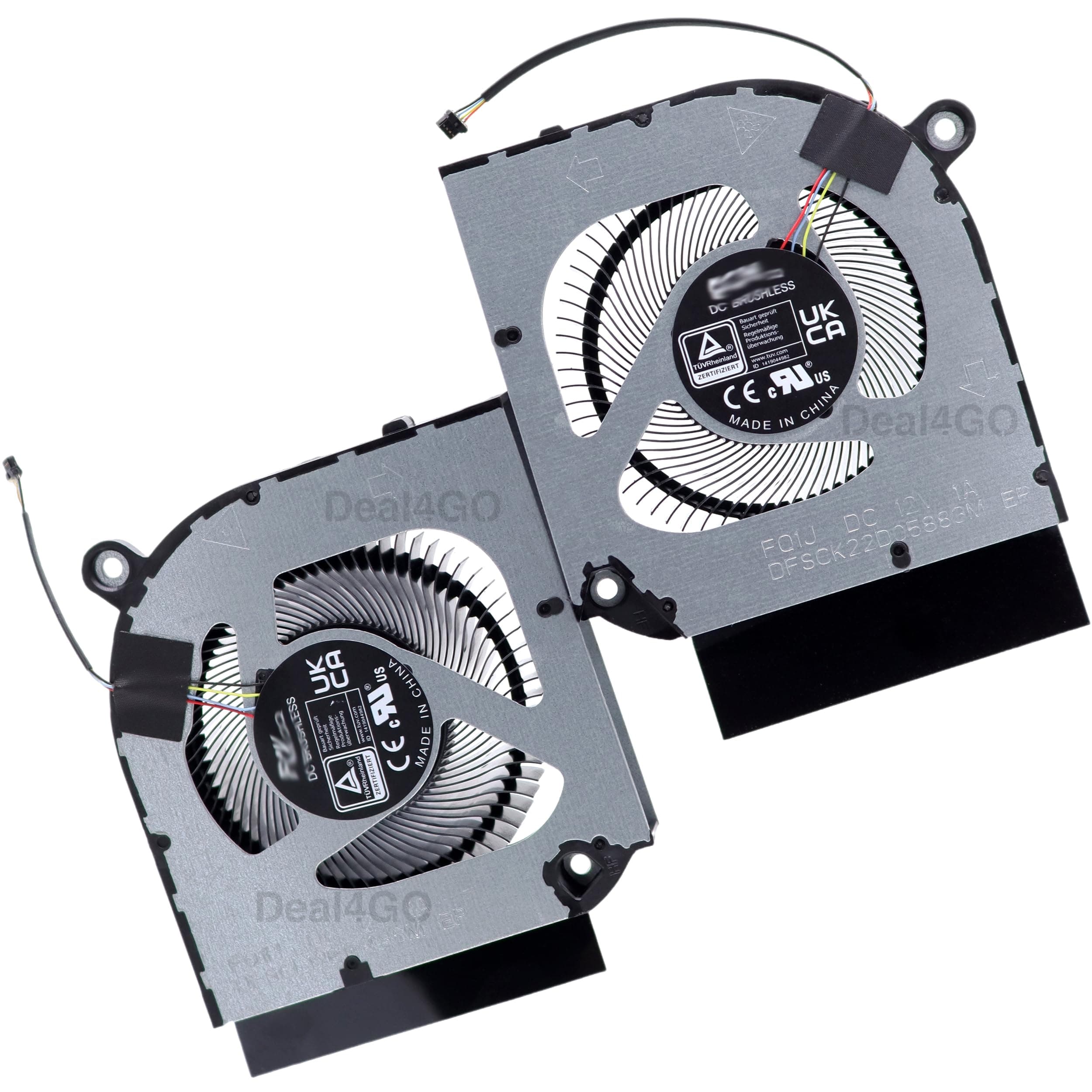 CPU & GPU Graphics Cooling Fan Replacement for Acer Predator Helios Neo PHN16-71 PHN18-71 PHN16-71-76H5 PHN18-71-99RC