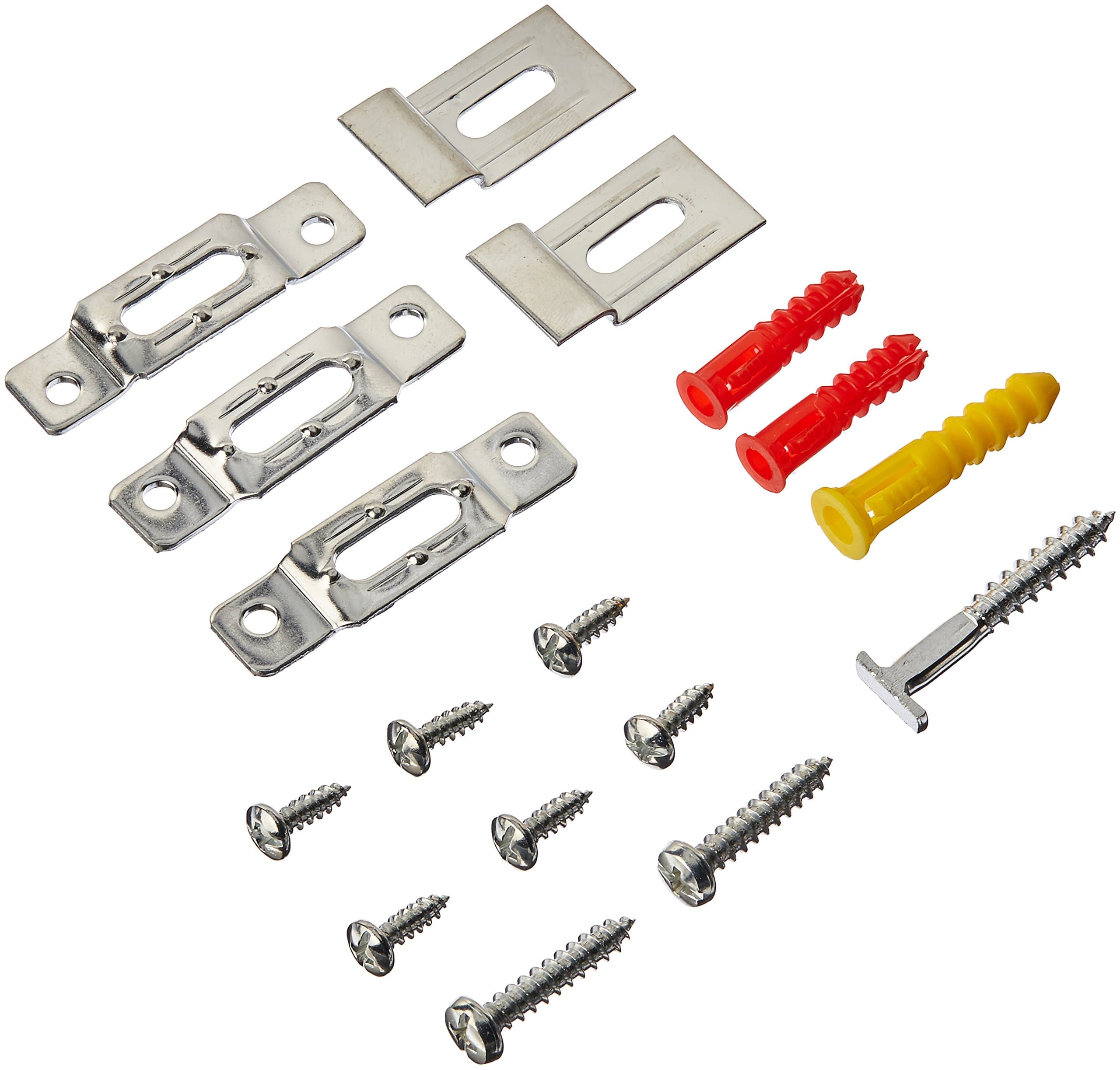 Security Hangers Sec_5 Hardware Brackets for Art Picture Frame, Mirror Secure Safe Hanging Installation with Free Wrench