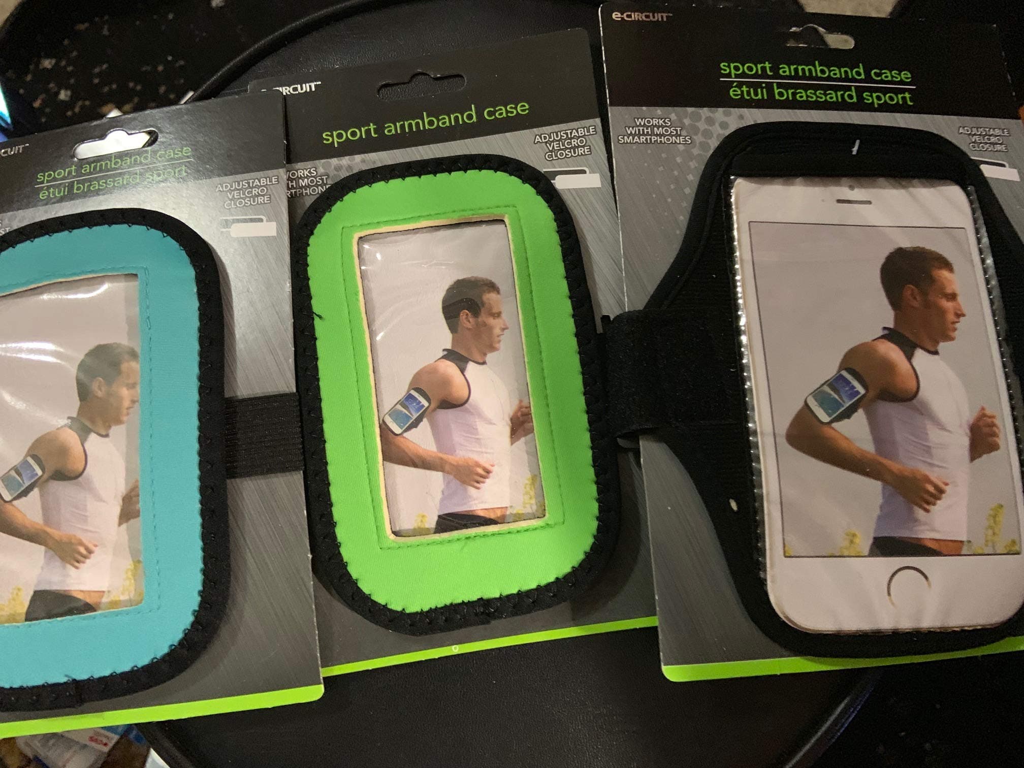 E-Circuit Adjustable Sport Arm Band Smartphone Case(Pack of 3)