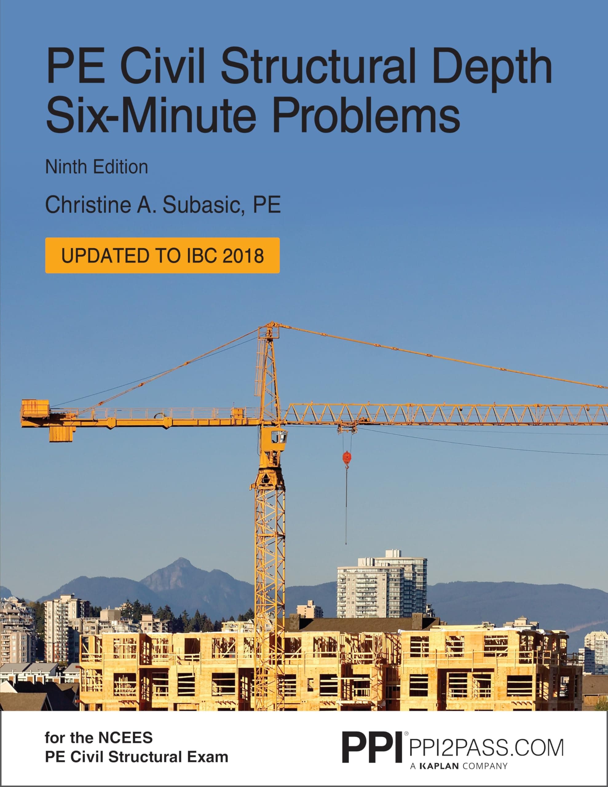 PPI PE Civil Structural Depth Six-Minute Problems, 9th Edition