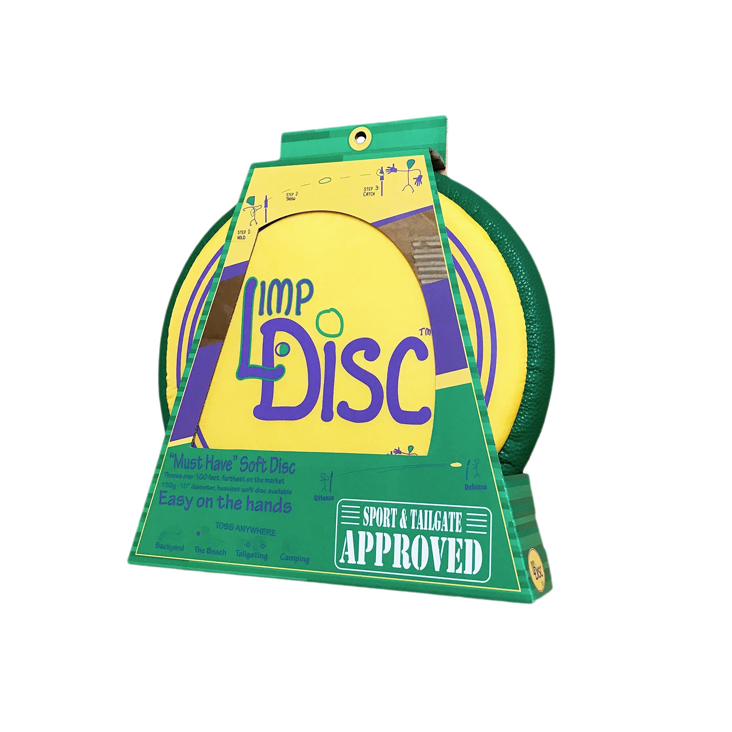 Bottle BashBottle Bash Limp Disc Ultimate Soft Throwing Disc (Polish Horseshoes, Beersbee) by Poleish Sports