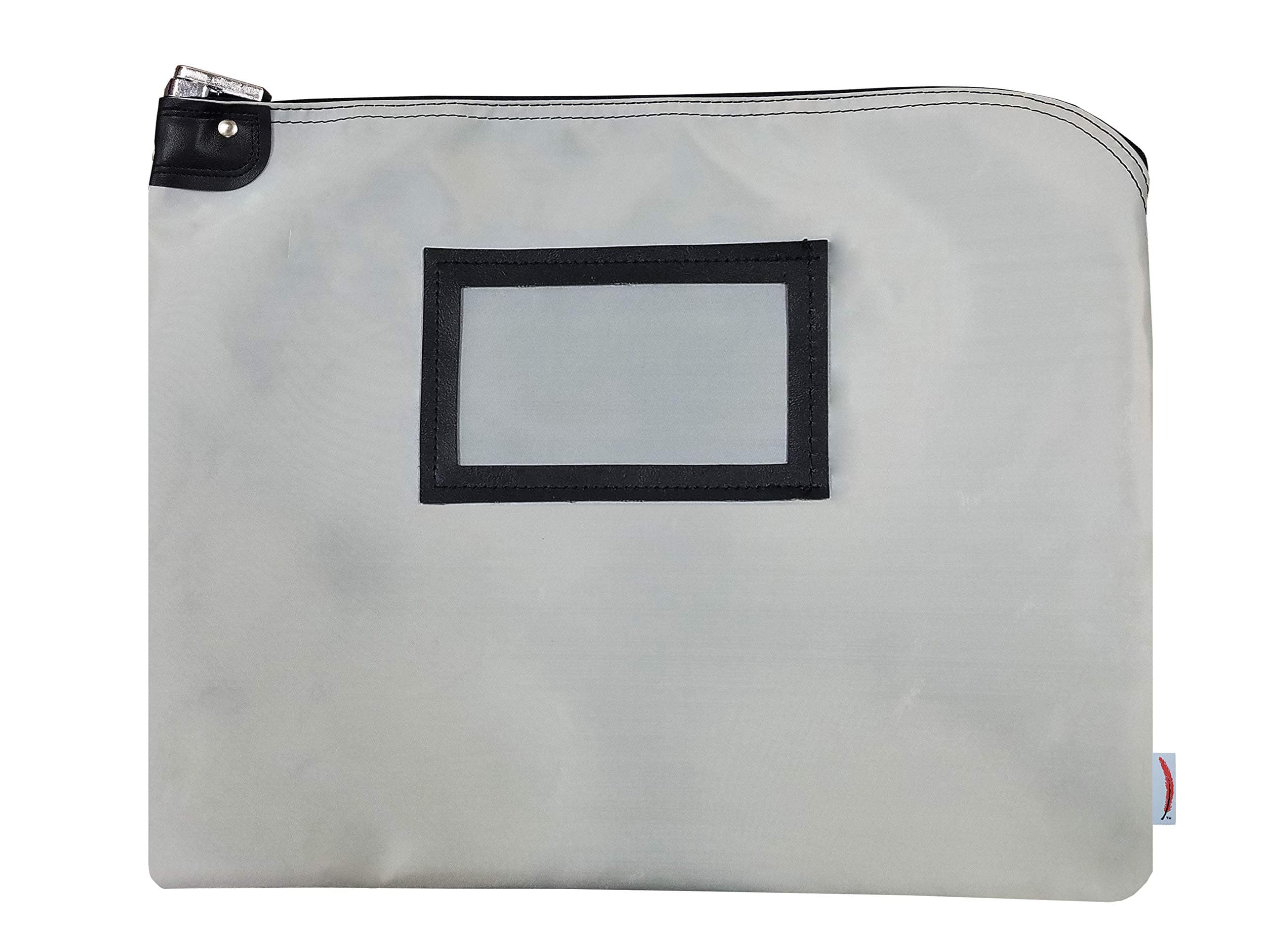 Locking Document HIPAA Bag 15 x 19 Medical File Security Legal Size Records Courier Bag (Gray)