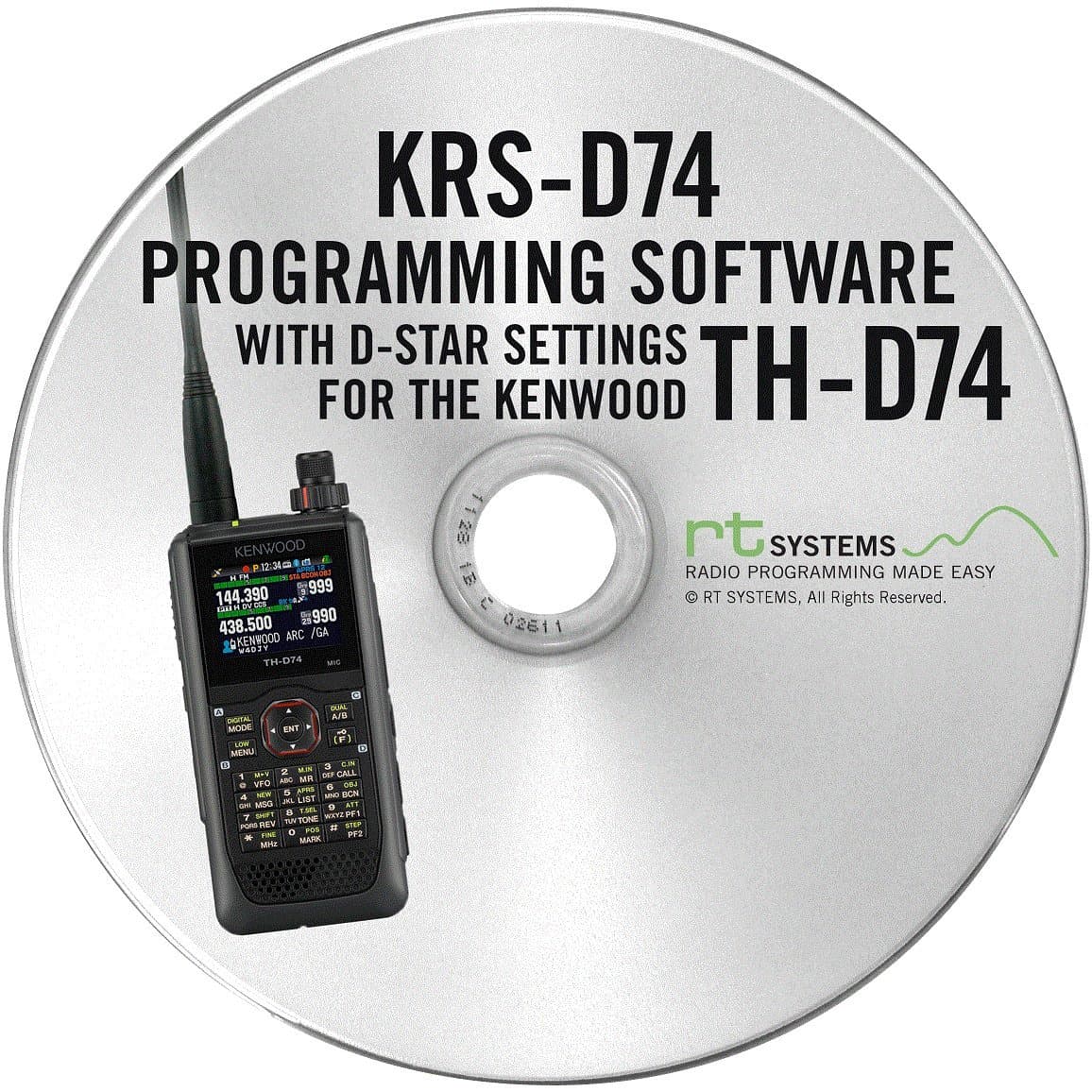RT SystemsProgramming Software Only for the Kenwood TH-D74A