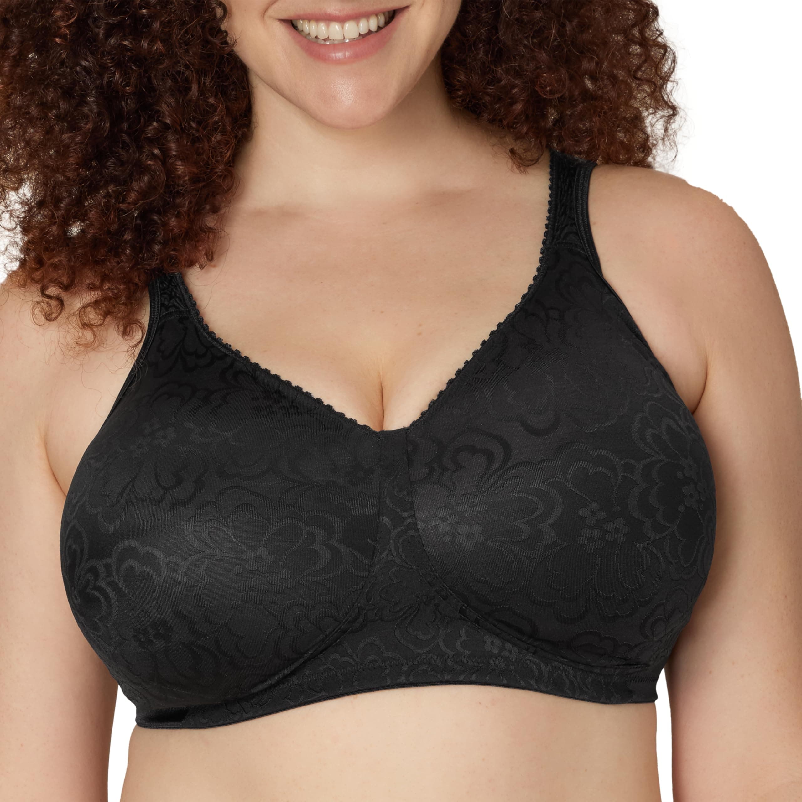 - Women's Wireless Bra, 18 Hour Plus-Size Bras Available, Ultimate Lift, Moisture-Wicking, Single or 2-Pack