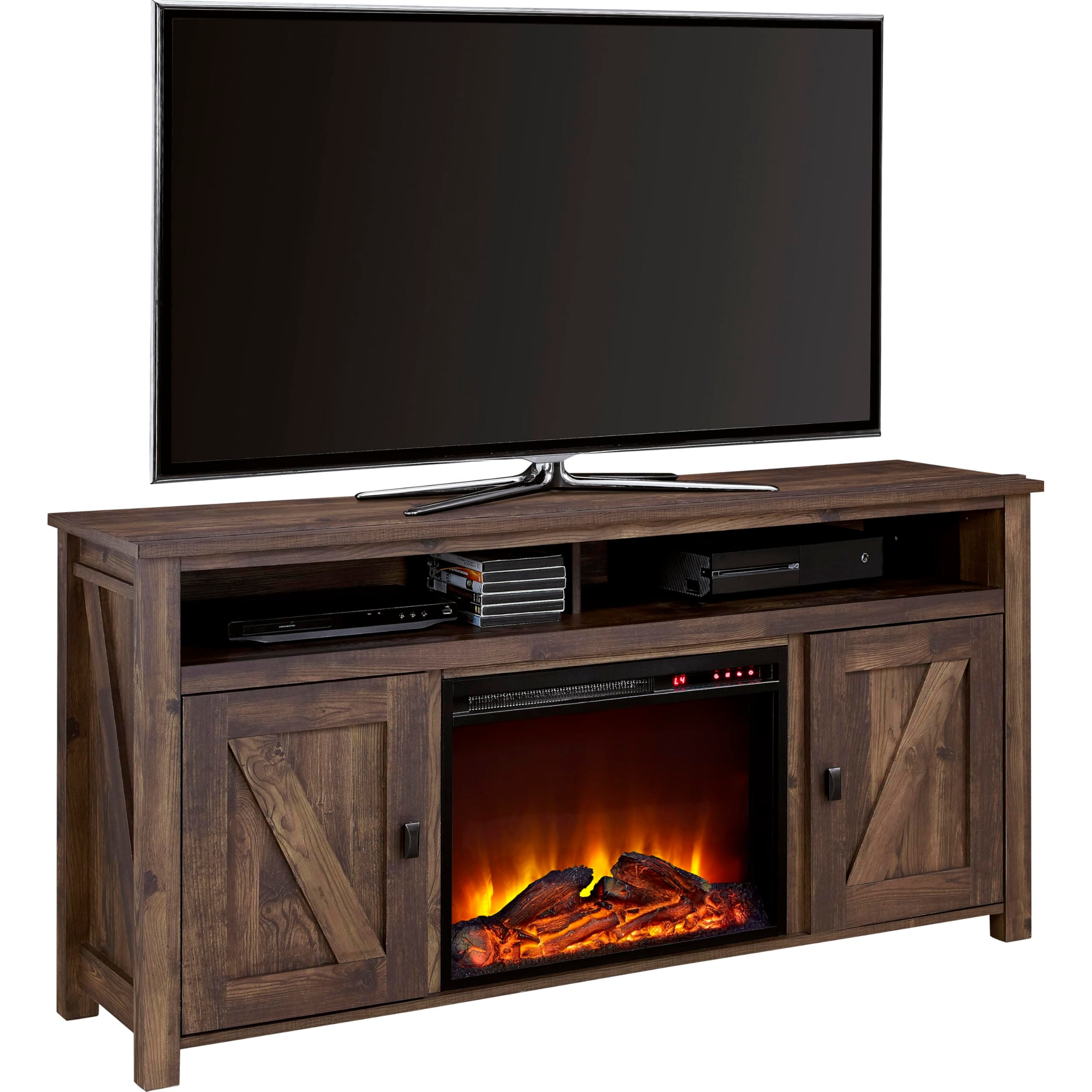 Ameriwood Home Farmington Electric Fireplace TV Stand