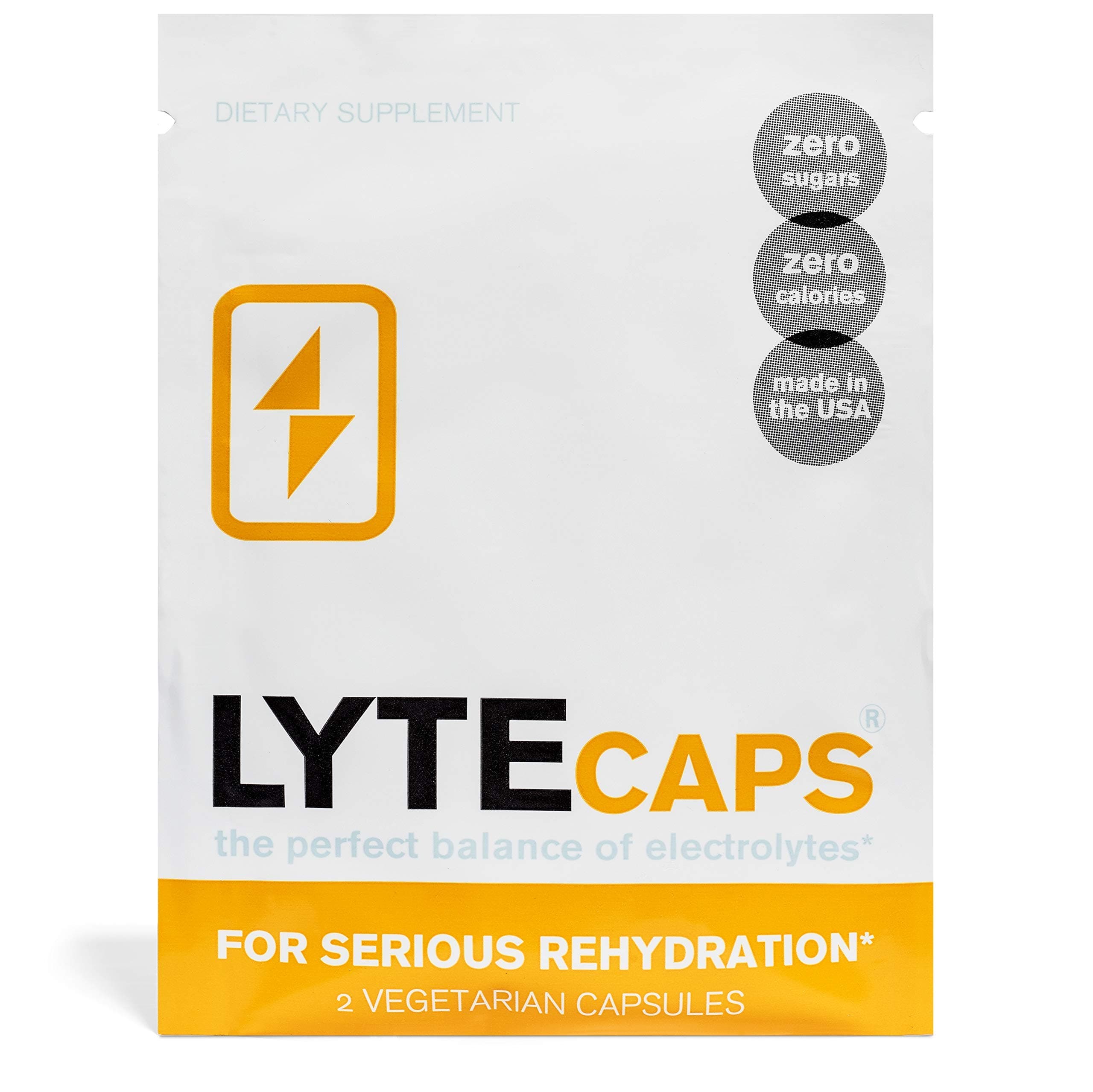LyteCaps: Electrolyte Tablets for High Performance by LyteLine (4 Packets)