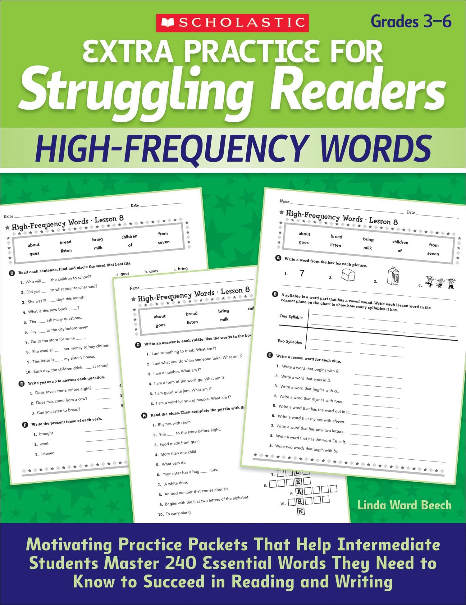 High-Frequency Words, Grades 3-6 (Extra Practice for Struggling Readers) Paperback – 1 July 2010