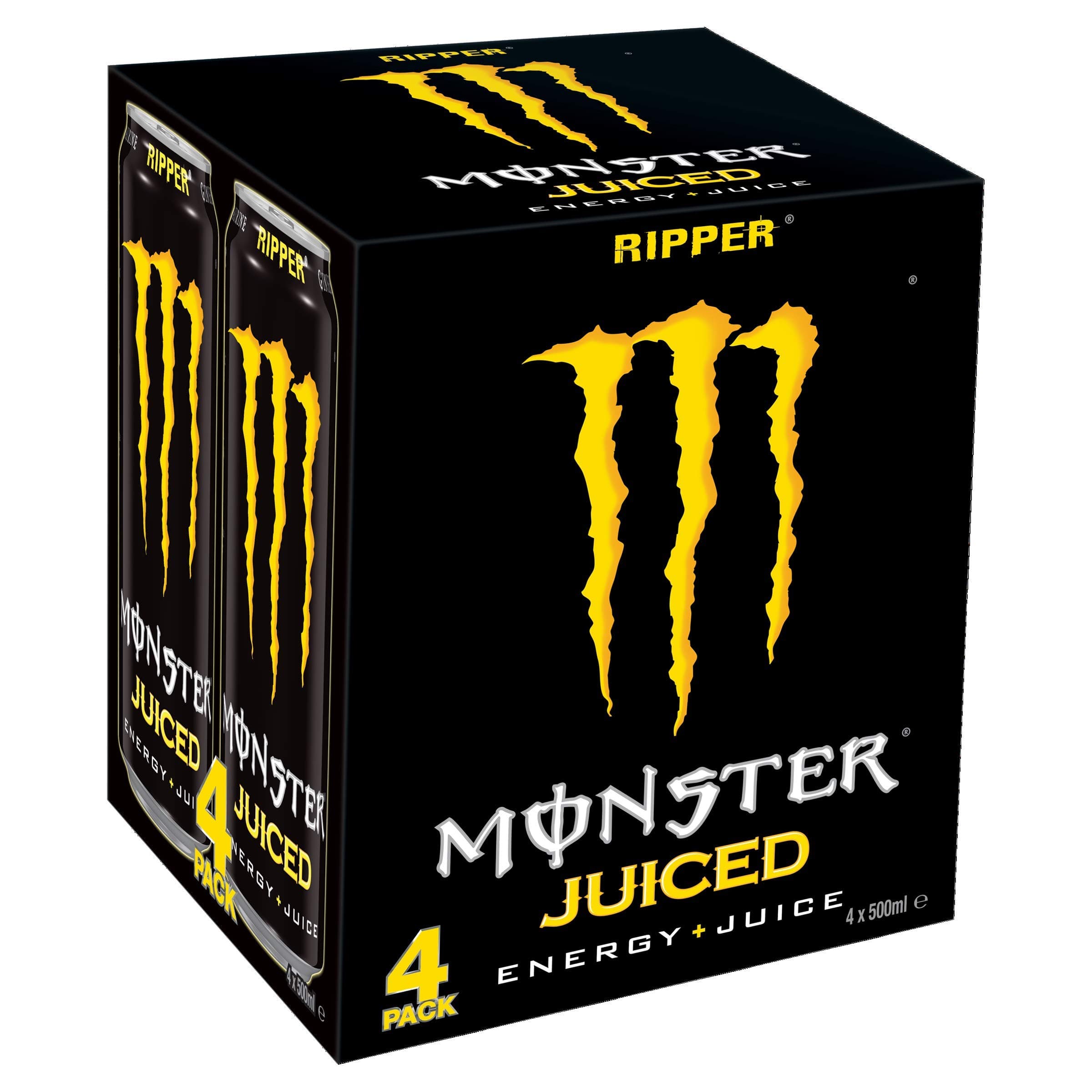 Monster Ripper 4 x 500ml Cans