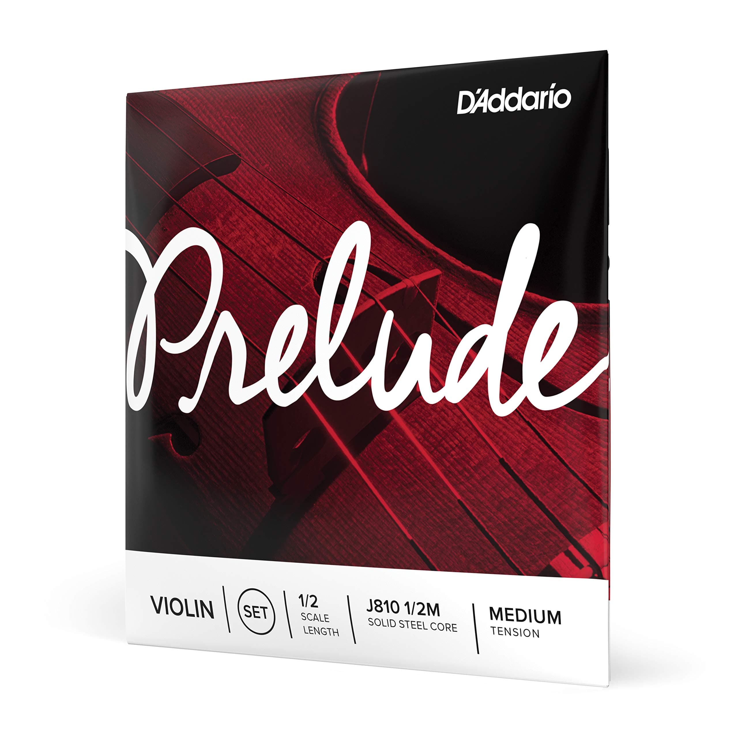 D'Addario Prelude Violin String Set, 1/2 Scale, Medium Tension