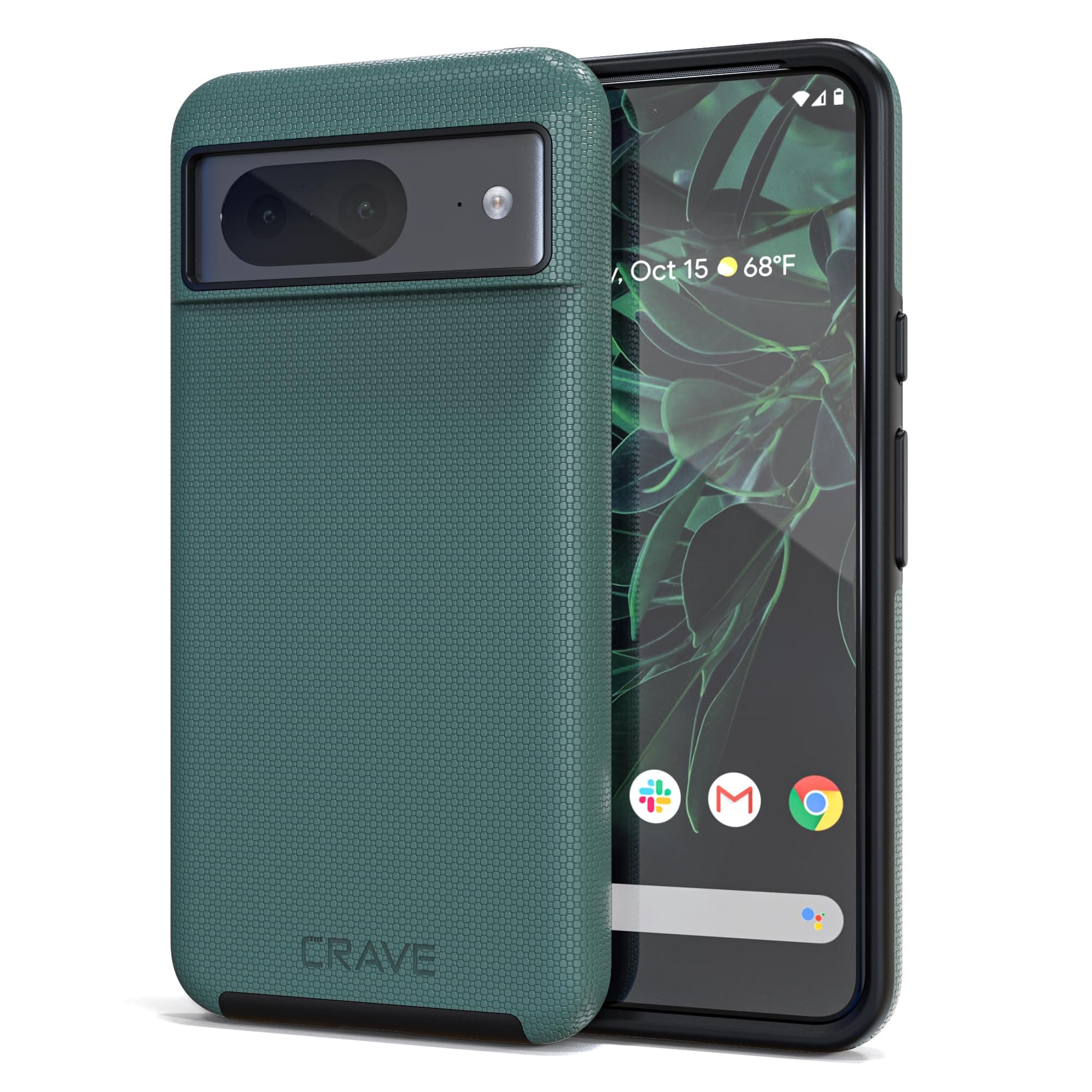 for Google Pixel 8 Case, Shockproof Protection Dual Layer Case for Google Pixel 8 (6.2 inch) - Forest Green