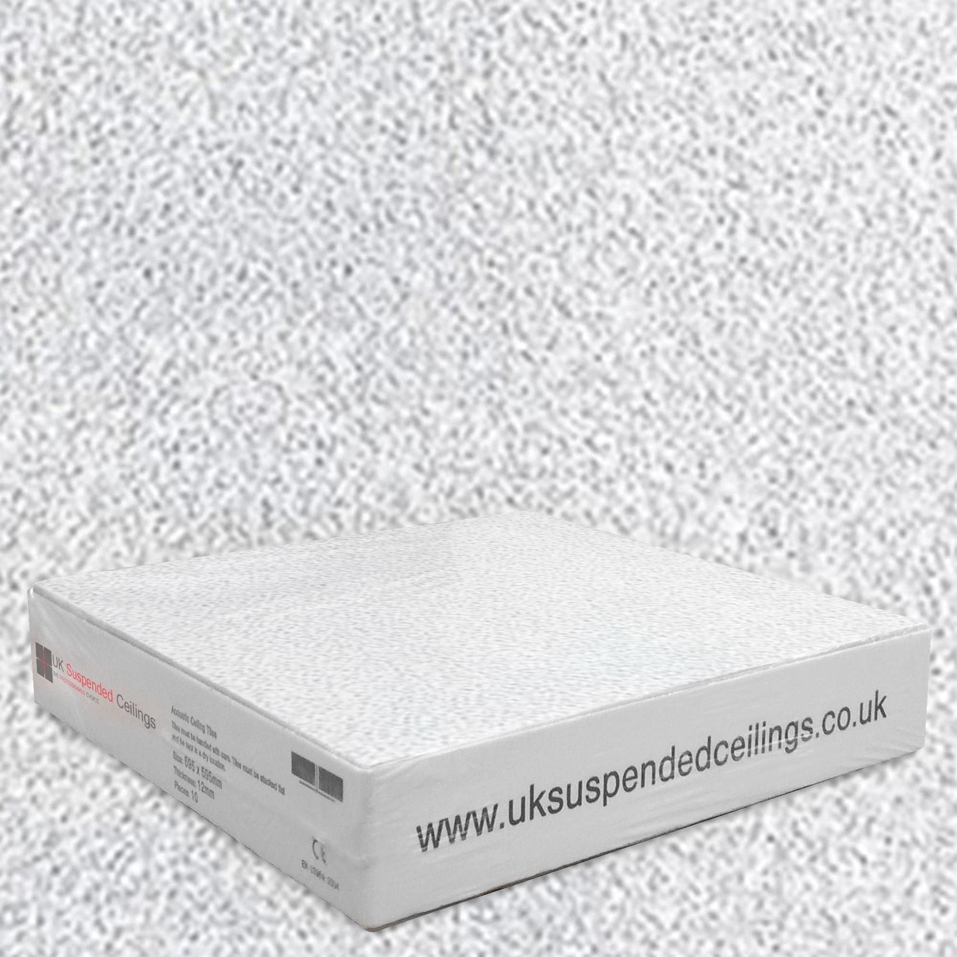 Sand Storm Ultimate White Ceiling Tiles