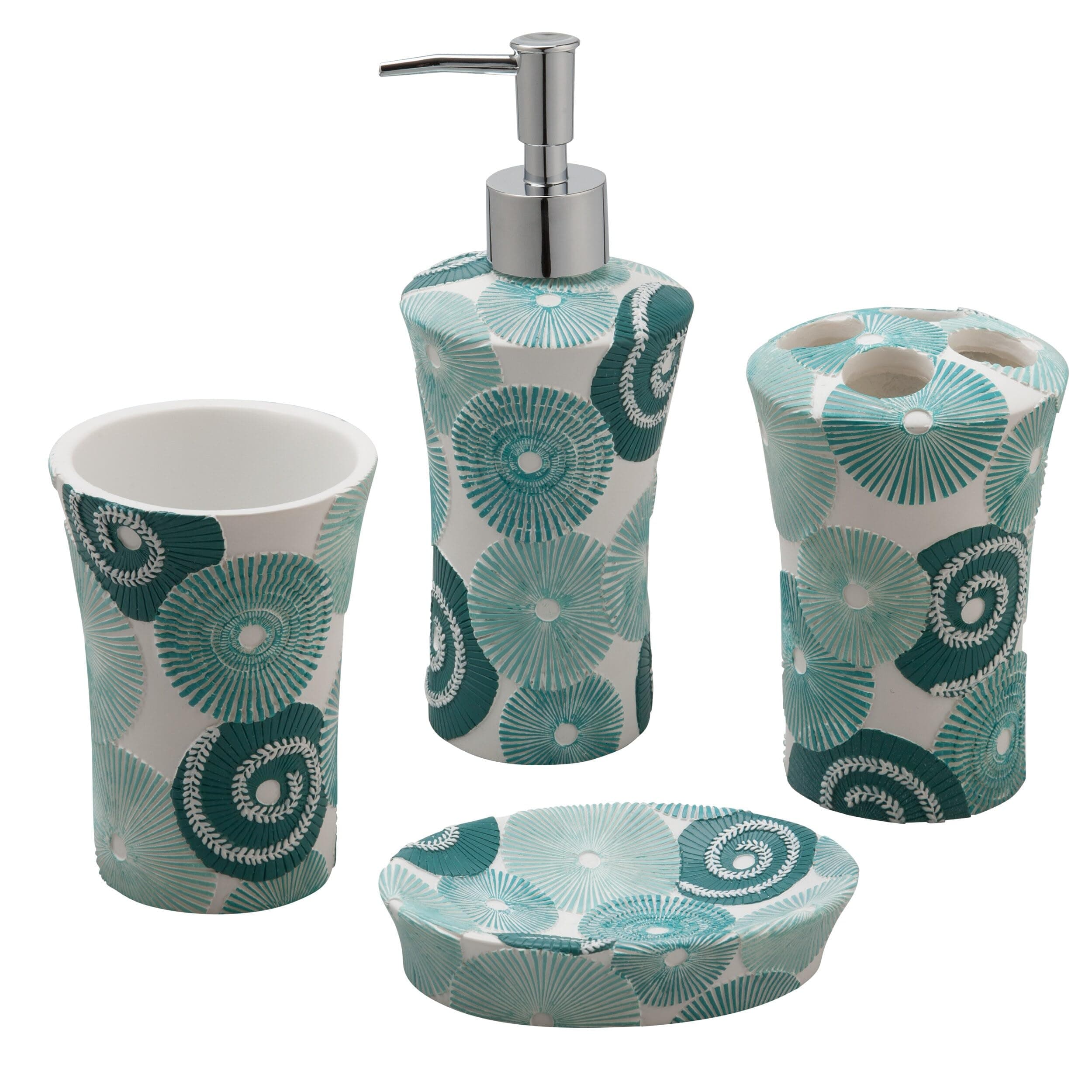 Parasoles 4 Piece Bath Accessory Set